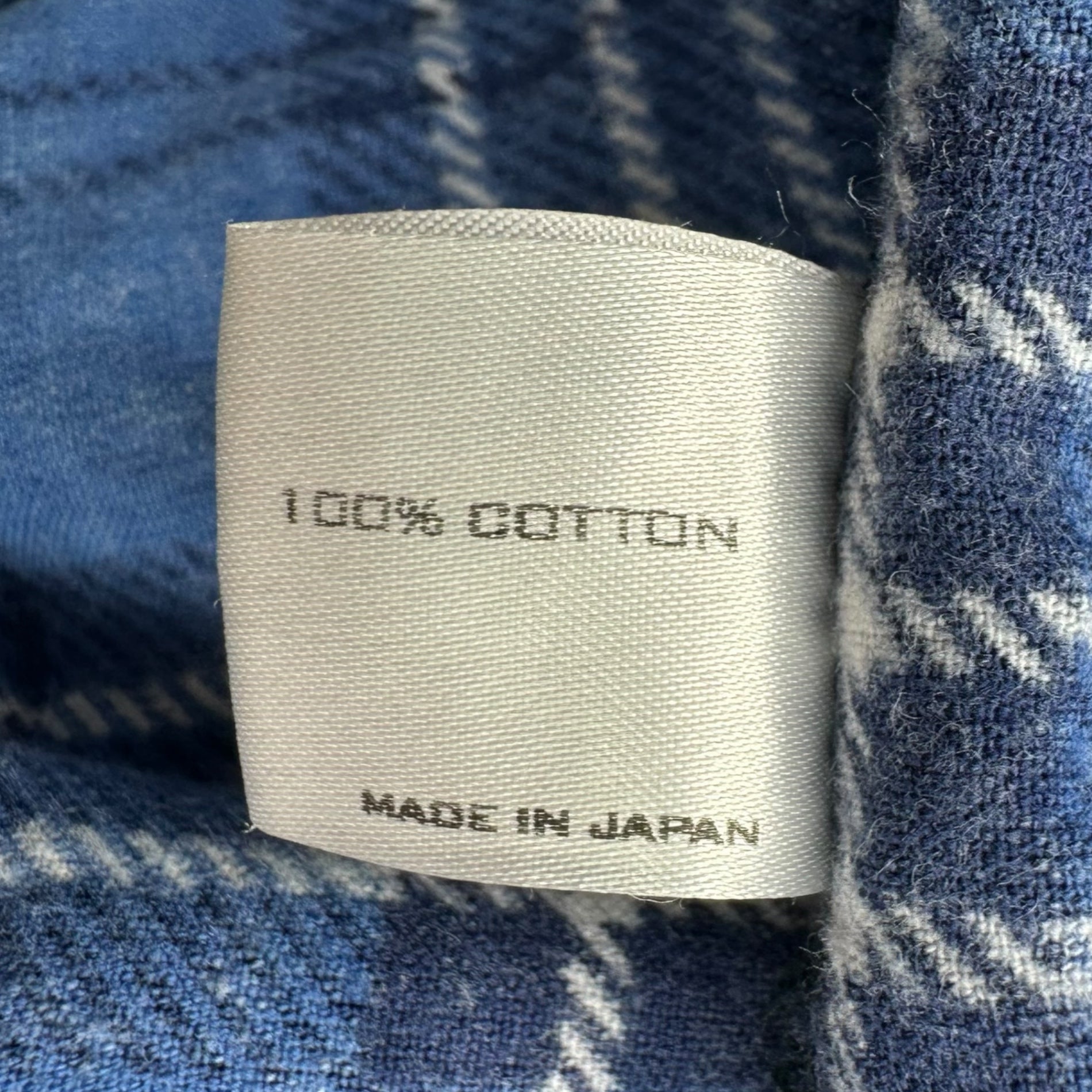 NUMBER (N)INE(ナンバーナイン) 06SS Long sleeve checked flannel shirt 長袖 チェック ネルシャツ 3(M) ブルー 06SS ガンズ期 宮下 本人期