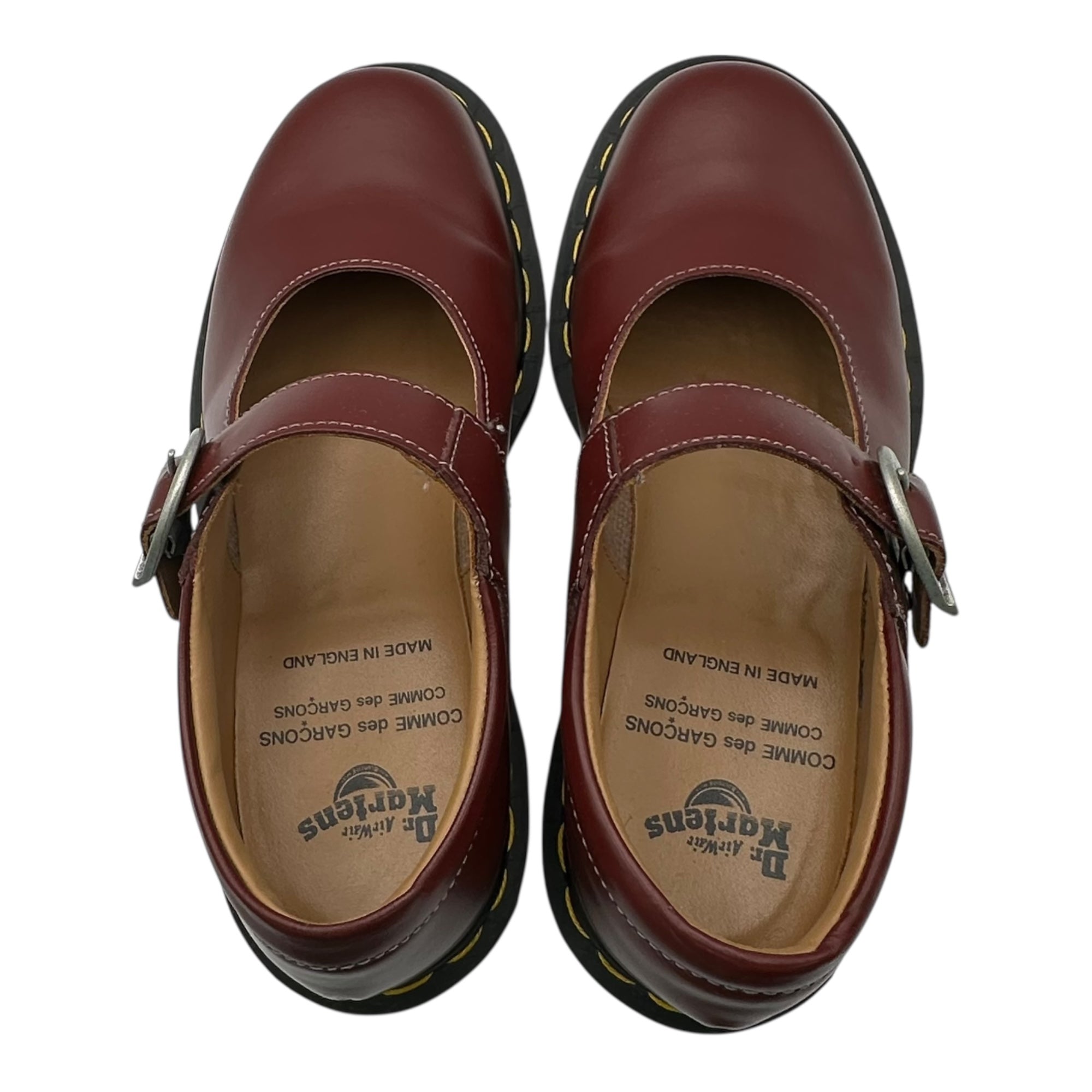 COMME des GARCONS COMME des GARCONS × Dr.Martens(コムデギャルソンコムデギャルソン × ドクターマーチン) Mie Mary Jane Leather Shoes メリージェーン レザー シューズ UK4(23.0cm) バーガンディー