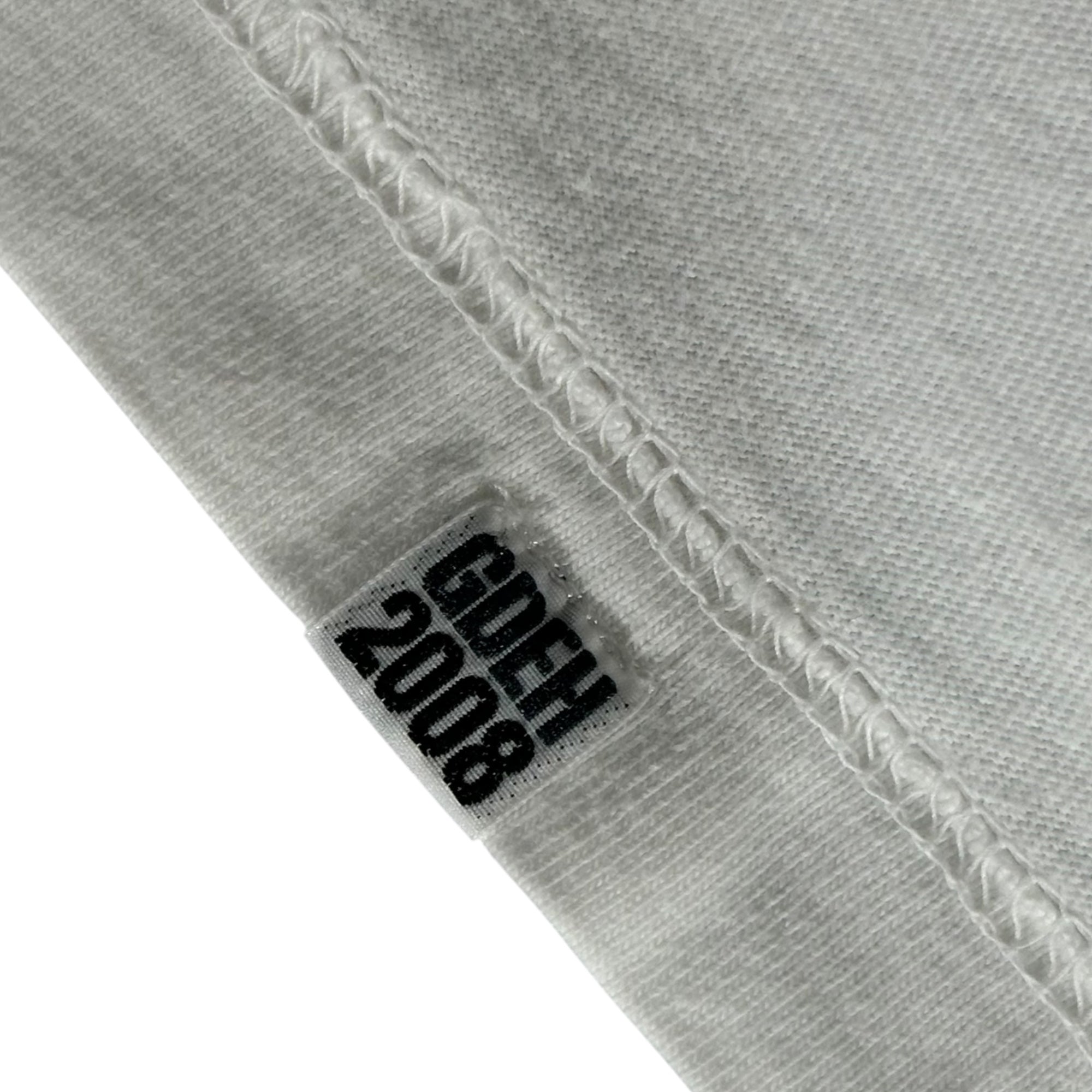 GOODENOUGH(グッドイナフ) 2008's cotton base Circle Logo S/S T-Shirt サークル ロゴ 半袖 Tシャツ L ホワイト