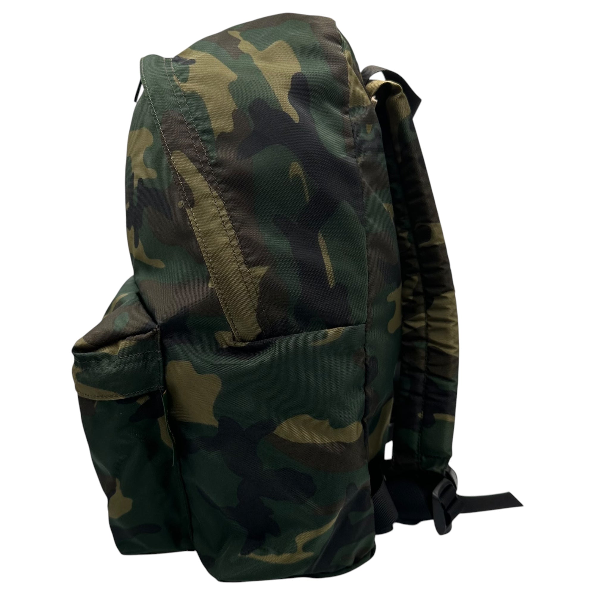 Herve Chapelier(エルベシャプリエ) Camouflage Nylon Daypack カモフラ ナイロン デイパック リュック 978NW-WOO カーキ