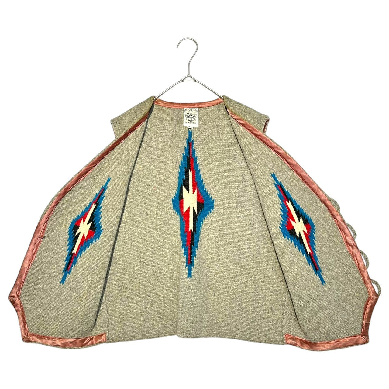 ORTEGA'S(オルテガ) 90's Vintage Chimayo Vest ヴィンテージ チマヨ ベスト クルミボタン 40(L程度) グレー 90年代