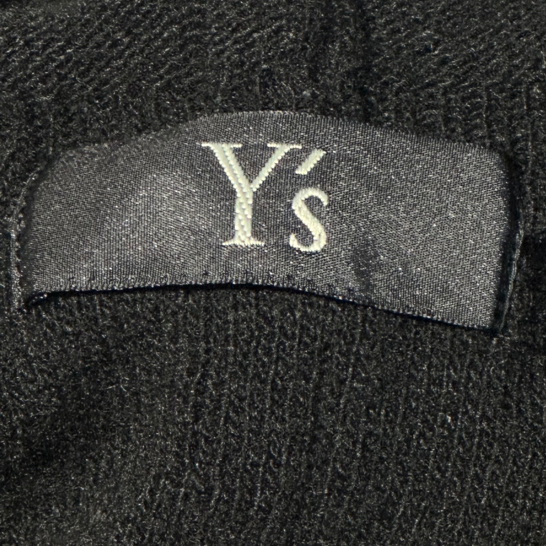 Y's(ワイズ) Wide silhouette modified side pocket pullover knit ワイドシルエット 変形 サイドポケットプルオーバー ニット FREE ブラック