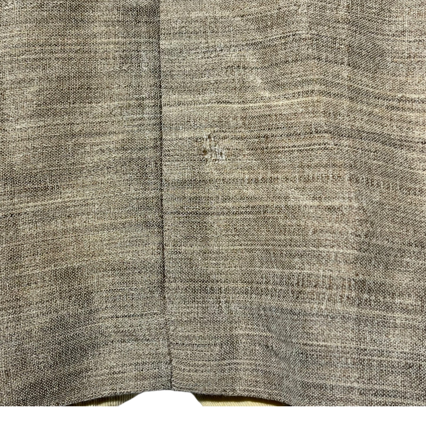 COMME des GARCONS HOMME PLUS(コムデギャルソンオムプリュス) 93SS Back switching zip up jacket 背中切替 ジップアップ ジャケット PJ-11047S S アイボリー×ベージュ AD1992