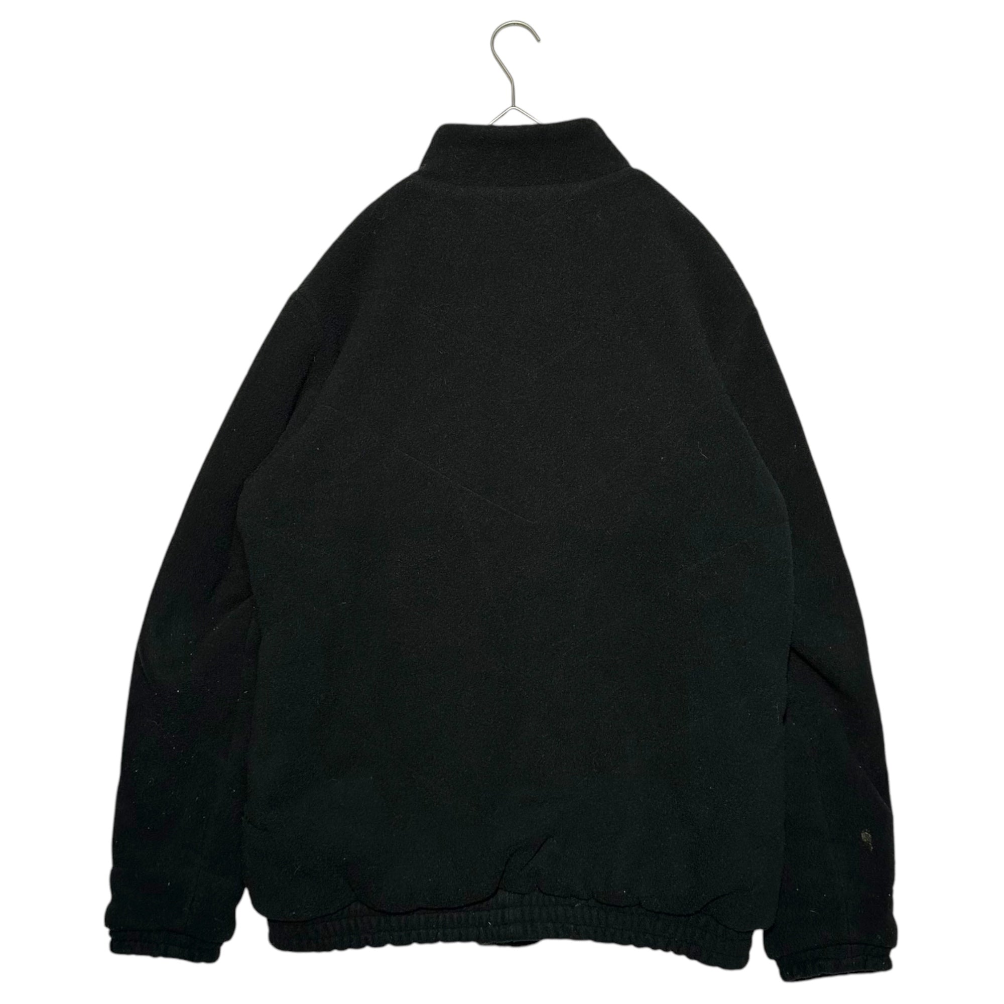 BAPE BY A BATHING APE(ベイプ バイ アベイシングエイプ) Zip-up fleece jacket with inner camouflage pattern 内カモフラ柄 ジップアップ フリース ジャケット L ブラック×グレー