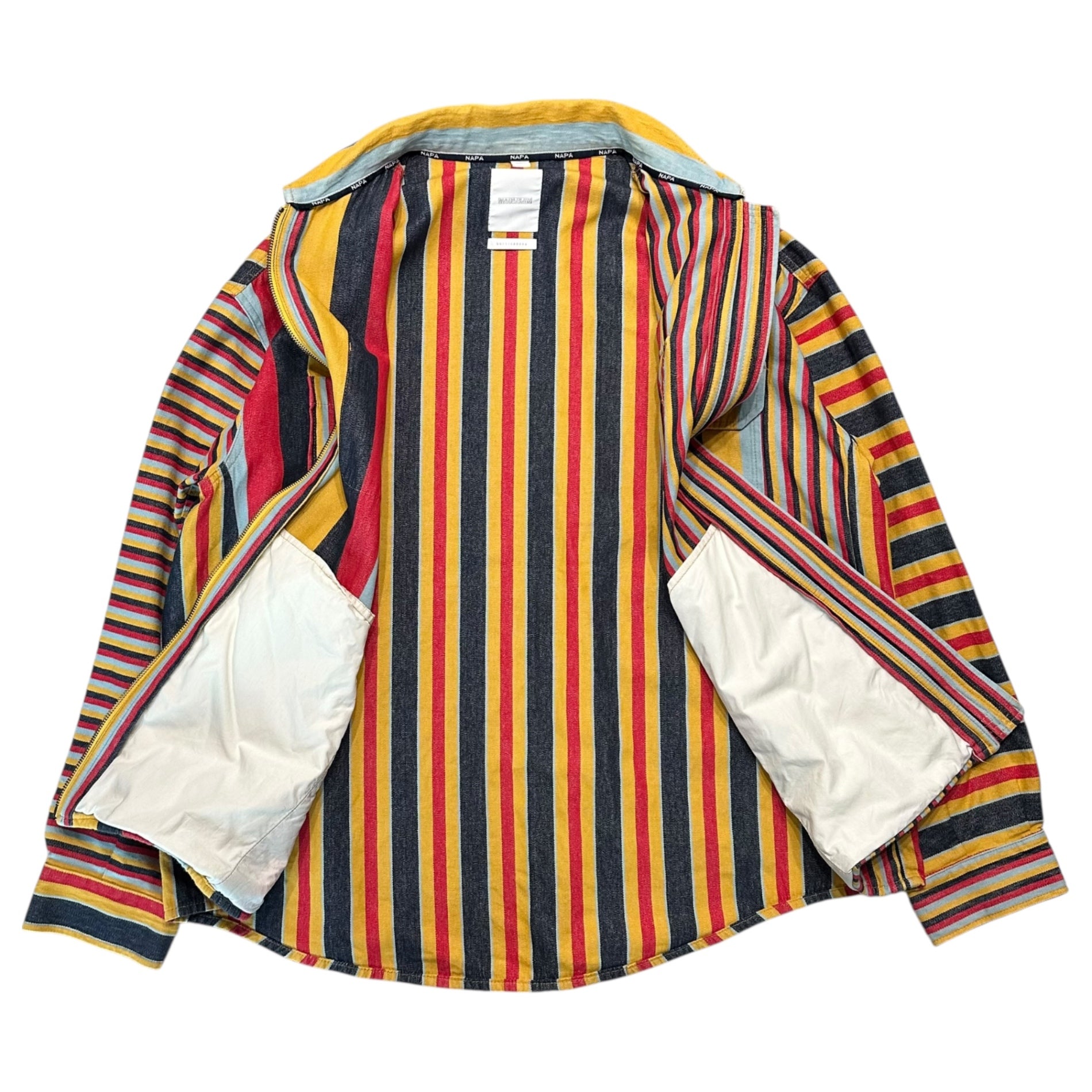 NAPAPIJRI(ナパピリ) Crazy Stripe Zip-Up Jacket クレイジー ストライプ ジップアップ ジャケット NA4EDP XL マルチカラー