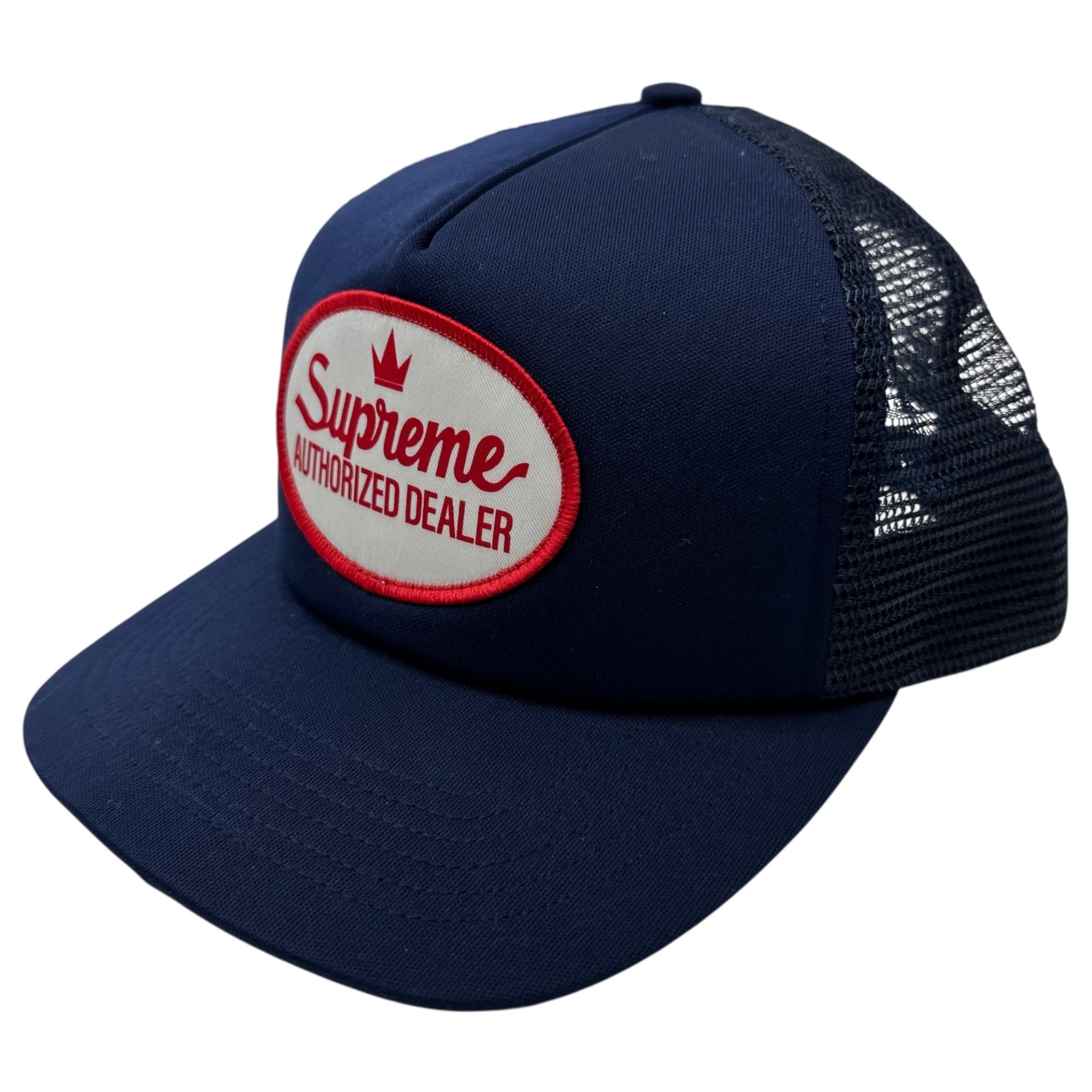 SUPREME(シュプリーム) 24AW Authorized Mesh Back 5-Panel ロゴ メッシュ キャップ ネイビー 24FW