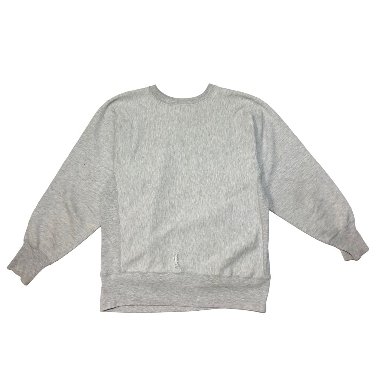 Champion(チャンピオン) 90's”WASHINGTON”REVERSE WAVE sweat shirt/アーチロゴプリントリバースウィーブスウェット 表記無し(Mサイズ程度) ライトグレー 90年代/90s/USA製/ワシントン州