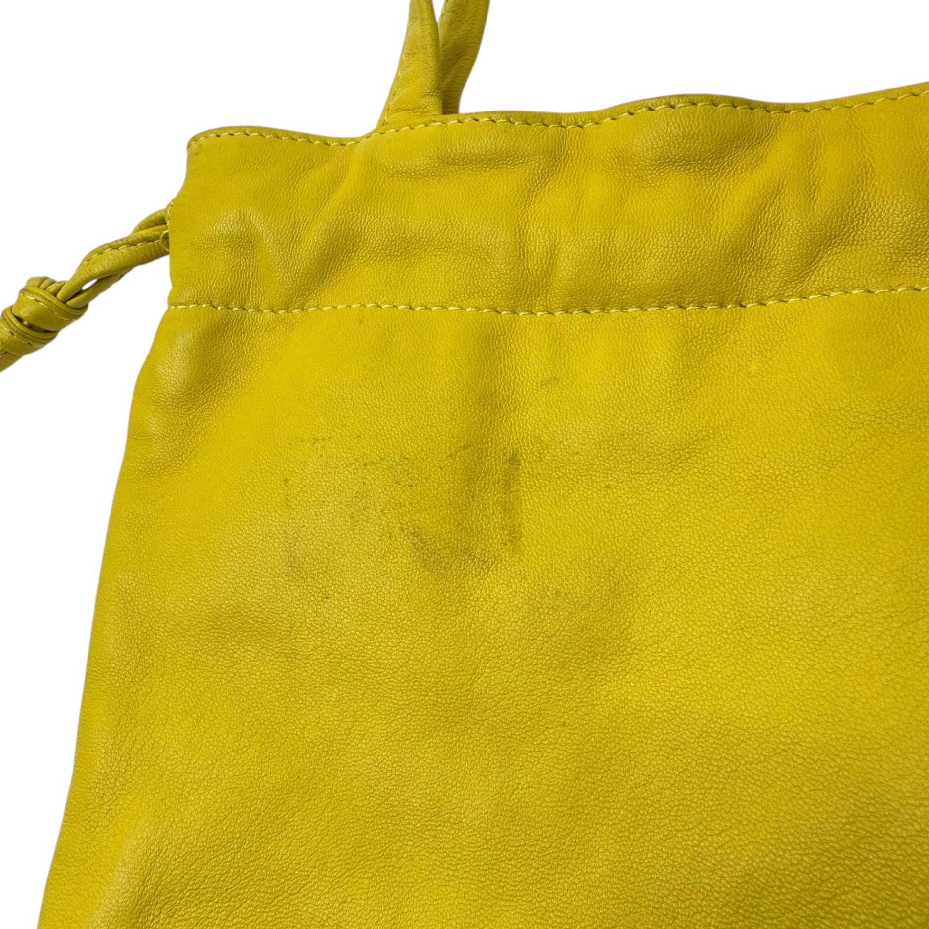 MARNI(マルニ) 2-way leather zip tote bag レザー ジップ トート バッグ イエロー×ブラウン