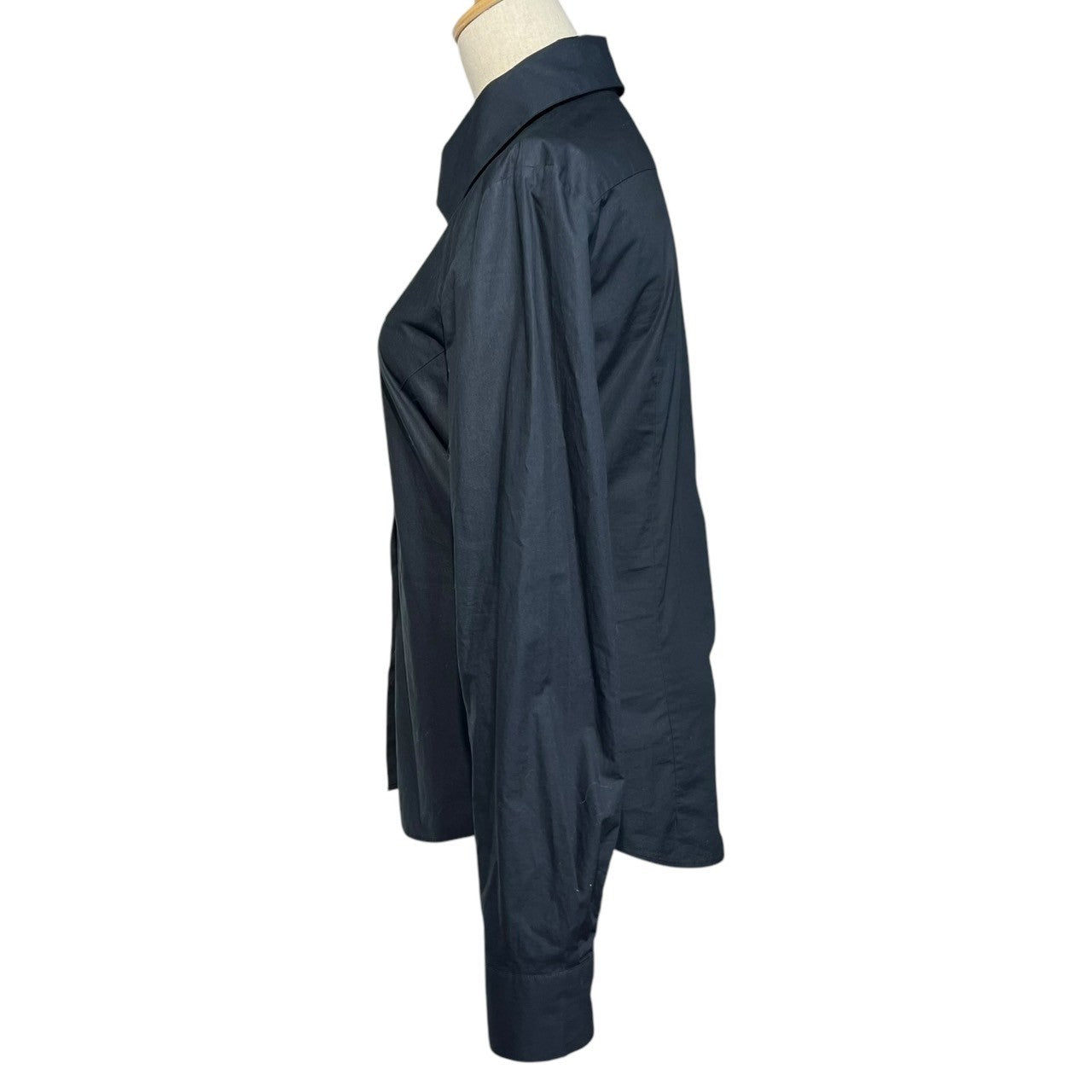 Vivienne Westwood RED LABEL(ヴィヴィアンウエストウッドレッドレーベル) 00's One point chest orb classic long sleeve shirt 胸 ワンポイント オーブ 定番 長袖 シャツ 356-01-89026 3(L) ブラック オリゾンティタグ