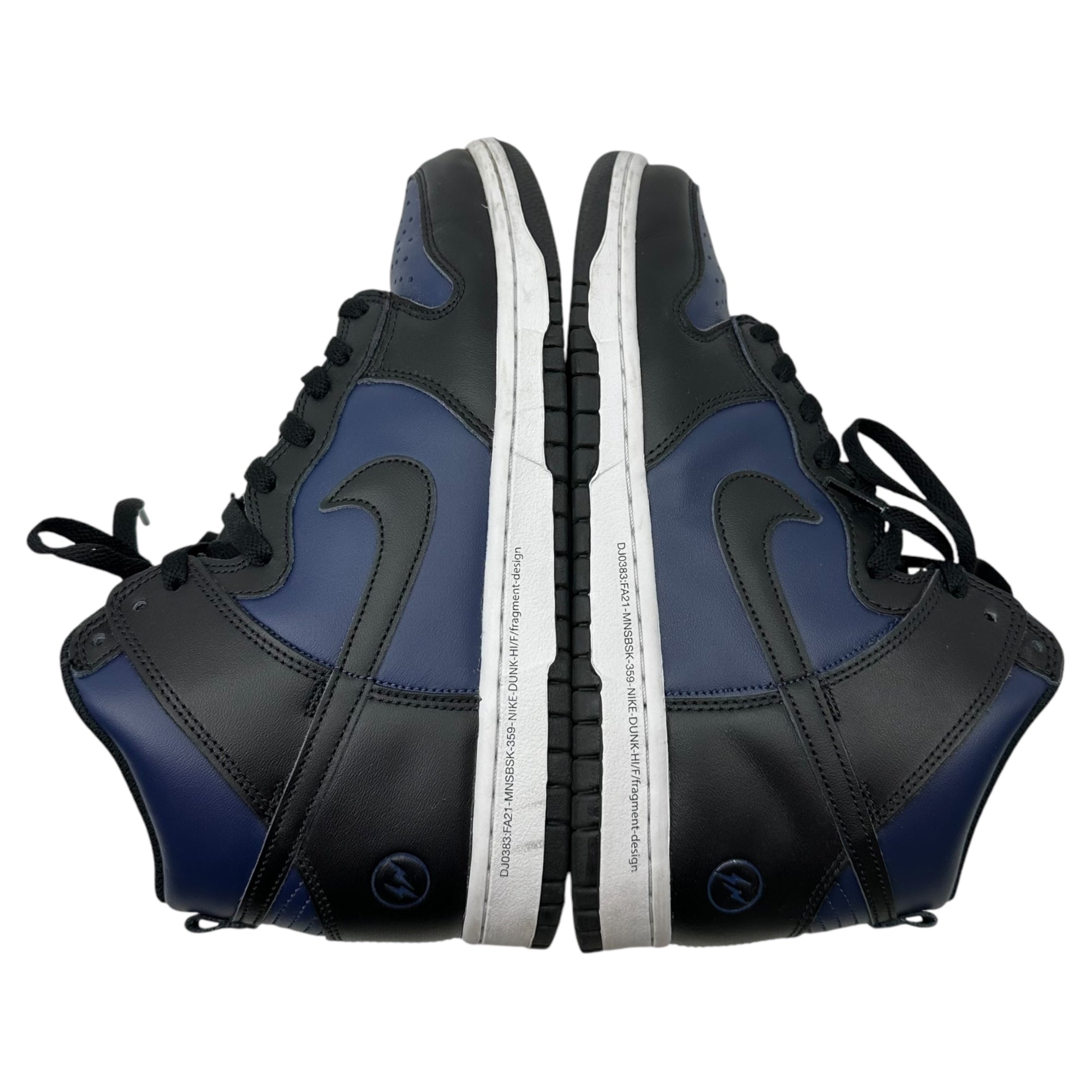 NIKE×FRAGMENT DESIGN(ナイキ×フラグメントデザイン) Dunk High "Tokyo" ダンク ハイ 東京 DJ0383-400 27cm ブラック×ネイビー 箱付 コラボ