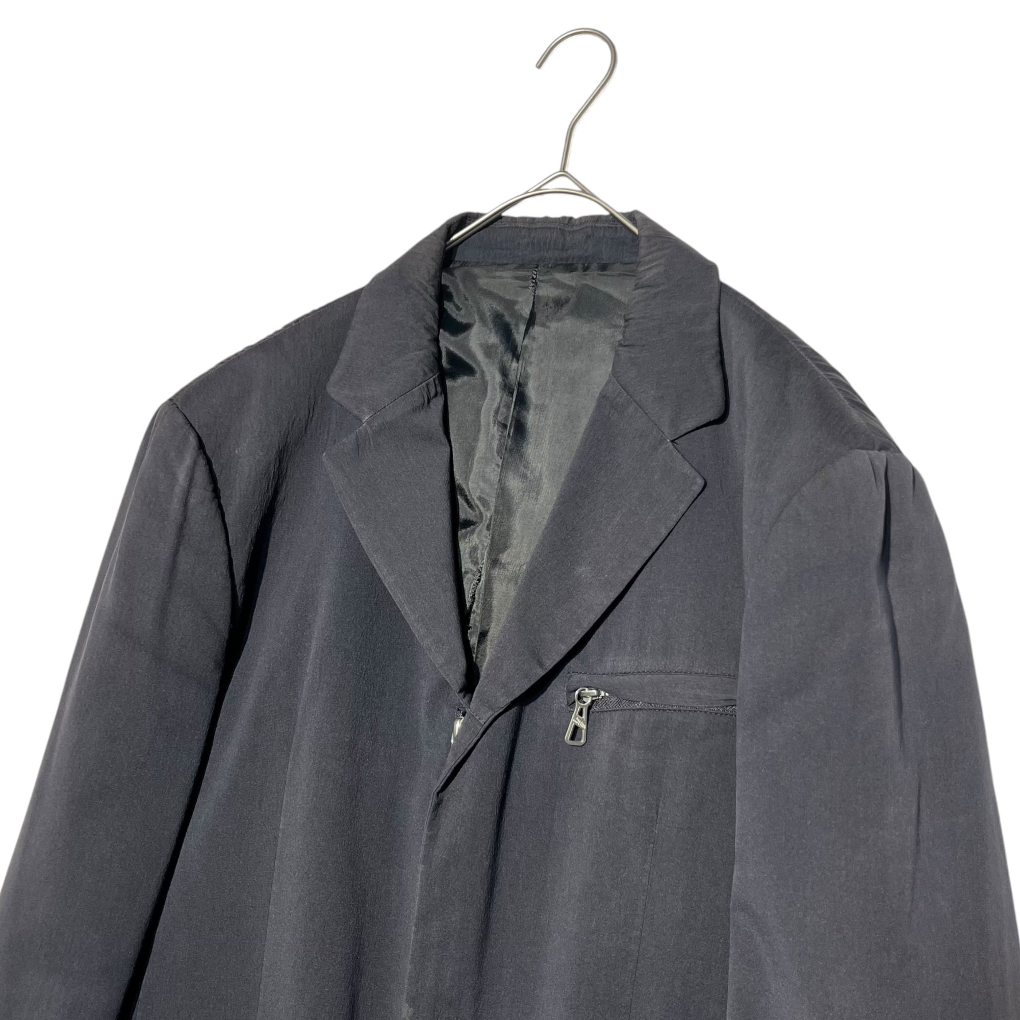 Jean Paul GAULTIER HOMME(ジャンポールゴルチエオム) 00's ARCHIVE ZIP TAILORED JACKET アーカイブ ジップ テーラード ジャケット JK.JG.BM.4311 50(L程度) ダークネイビー スーツ