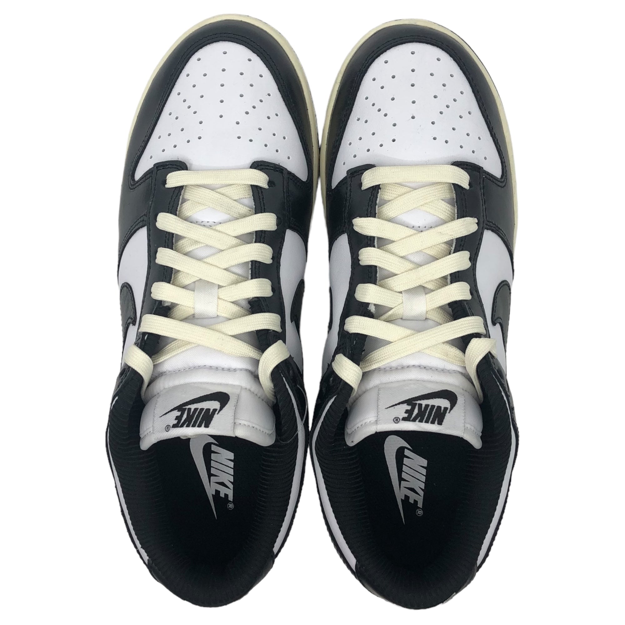 NIKE(ナイキ) WMNS Dunk Low PRM Vintage "Black and White/Panda" ダンク ロー ヴィンテージ パンダ FQ8899-100 25.5cm ブラック×ホワイト ローカット スニーカー