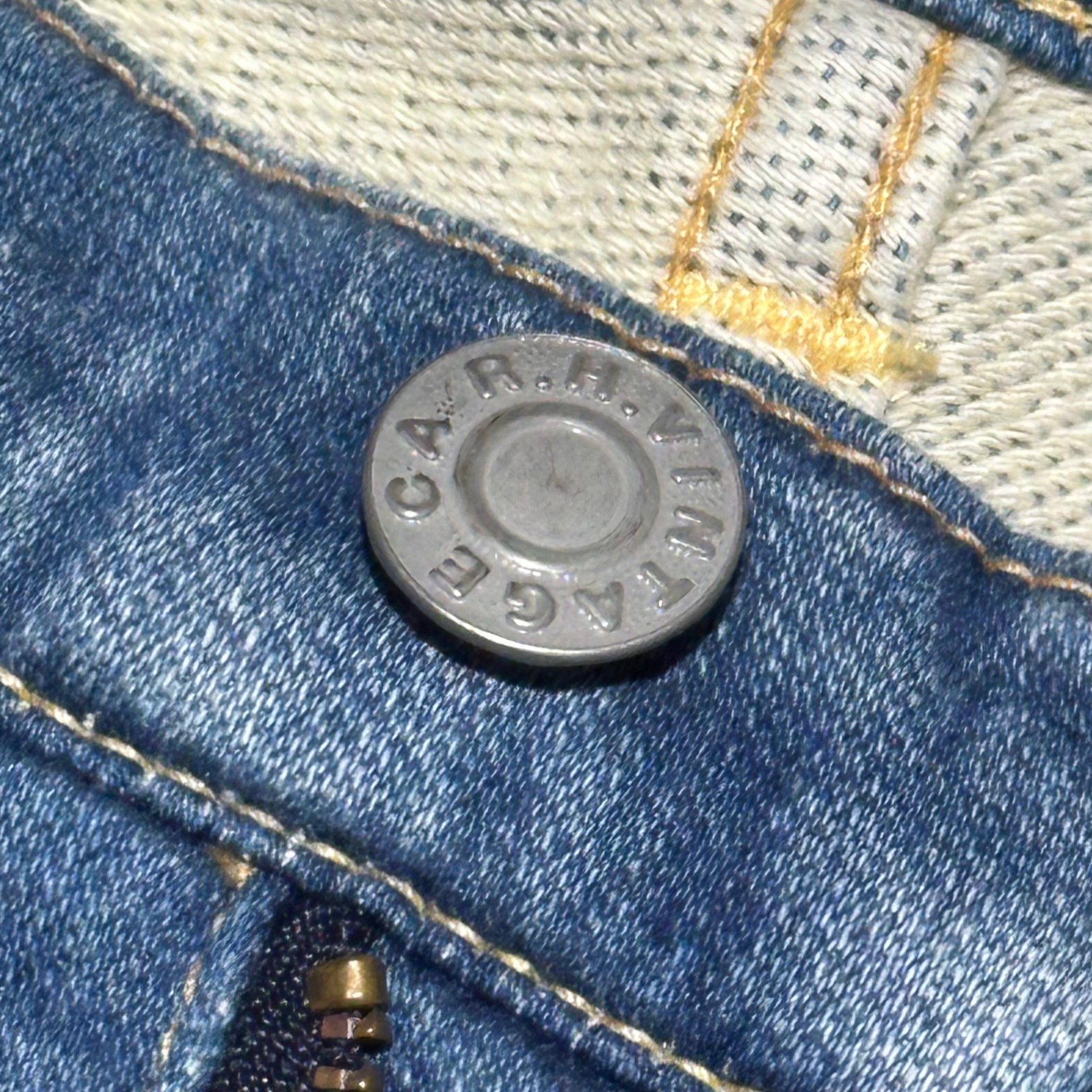 R.H.vintage(ロンハーマンヴィンテージ) Distressed Stretch Denim Pants ダメージ加工 ストレッチ デニム パンツ 422060153-1079 S ライトインディゴ ジョグ ジーンズ