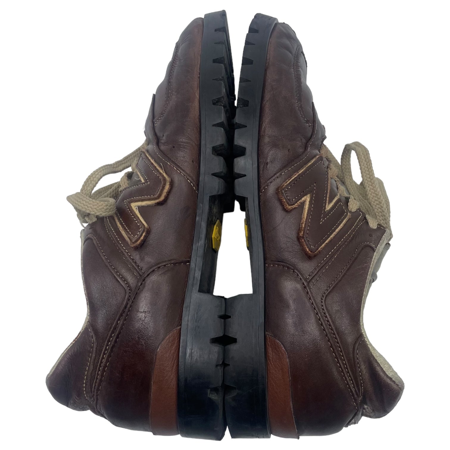 NEW BALANCE(ニューバランス) boots custom leather sneakers 「576 UK MADE」 ブーツカスタム レザースニーカー LM576NB SIZE 27.5 ブラウン リミテッドエディション個人カスタム オールソールカスタムメイド品 一点物