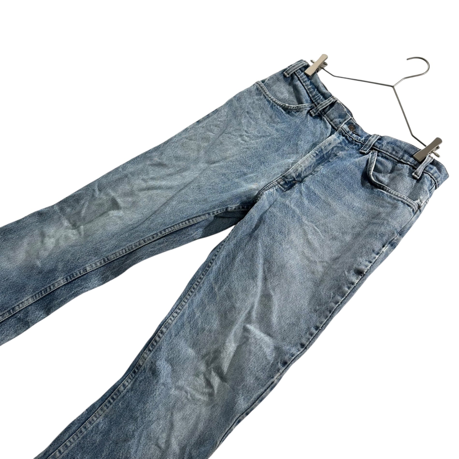 Levi's(リーバイス) 646 70’s~80's Orange tab flared denim pants ボタン裏8 42TALON オレンジタブ フレア デニム パンツ 表記消(L程度) ライトインディゴ