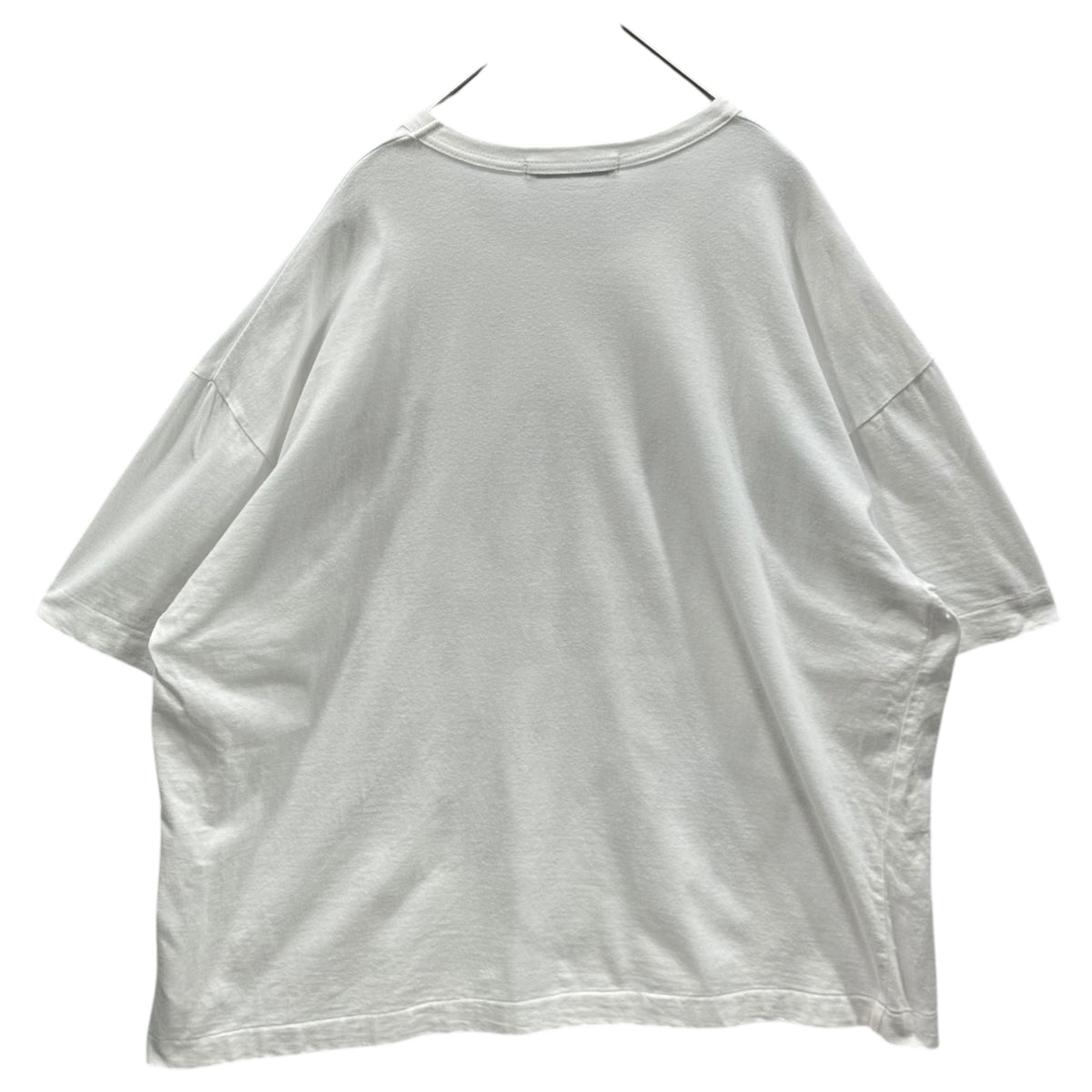 COMME des GARCONS(コムデギャルソン) 2021AW Hand-drawn logo oversized T-shirt 手書き ロゴ オーバーサイズ Tシャツ OH-T005 FREE ホワイト×ブラック AD2021