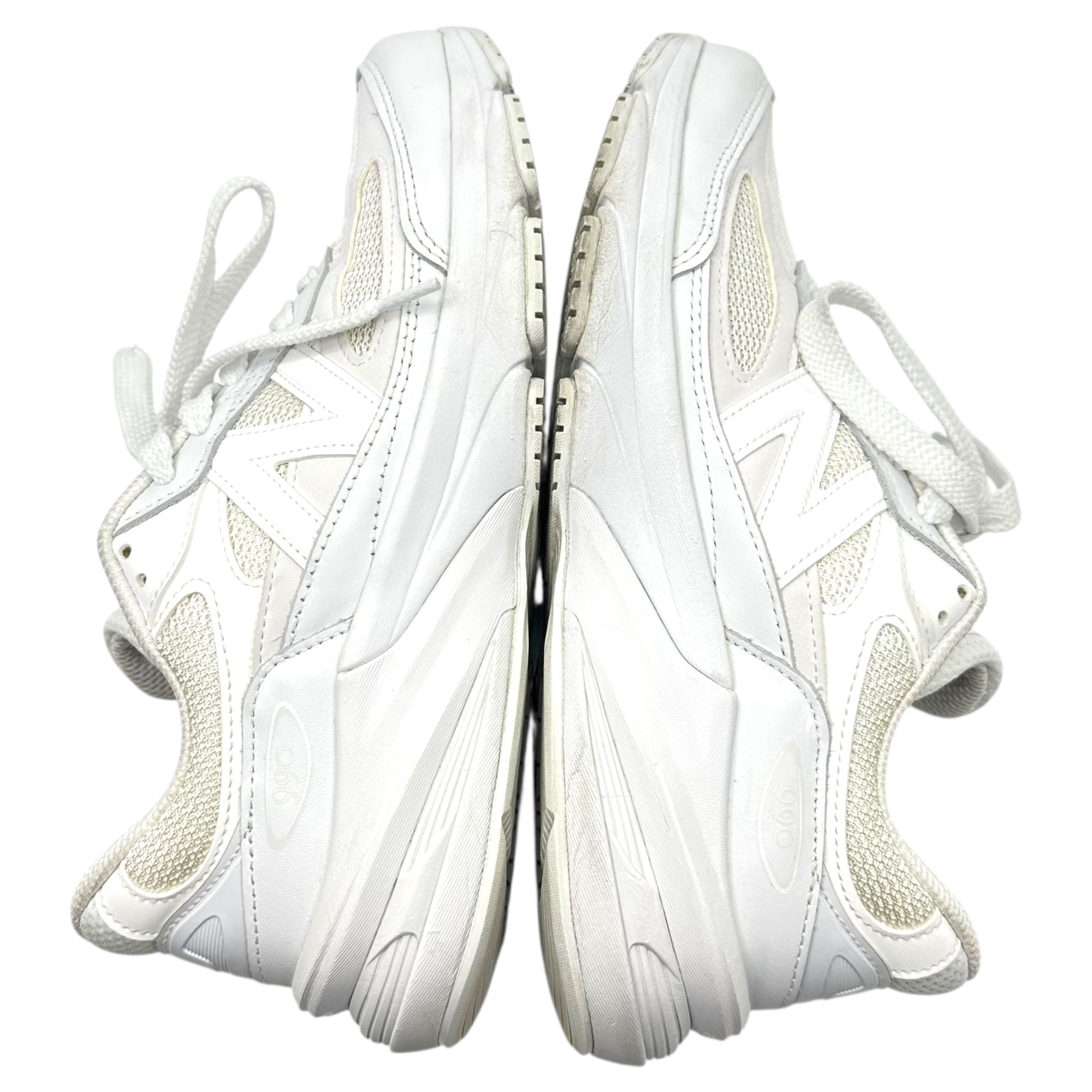 COMME des GARCONS HOMME × NEW BALANCE(コムデギャルソンオム × ニューバランス) Made in USA 990v6 ローカット メッシュ スニーカー U990CD6 27.0cm ホワイト