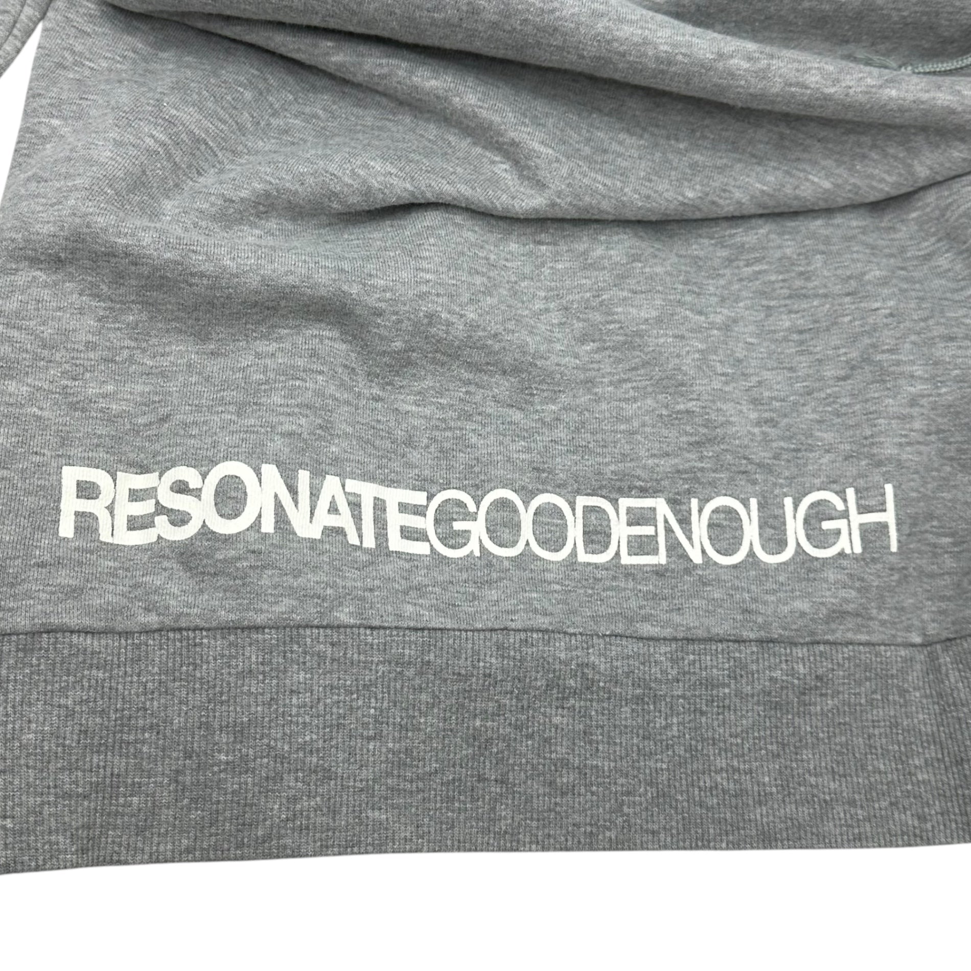 RESONATE GOODENOUGH(リゾネイトグッドイナフ) 00's BASE CONTROL BODY ZIP UP LOGO PARKA 2000年代 ベースコントロール ボディ ジップアップ ロゴ パーカー 02(M) グレー