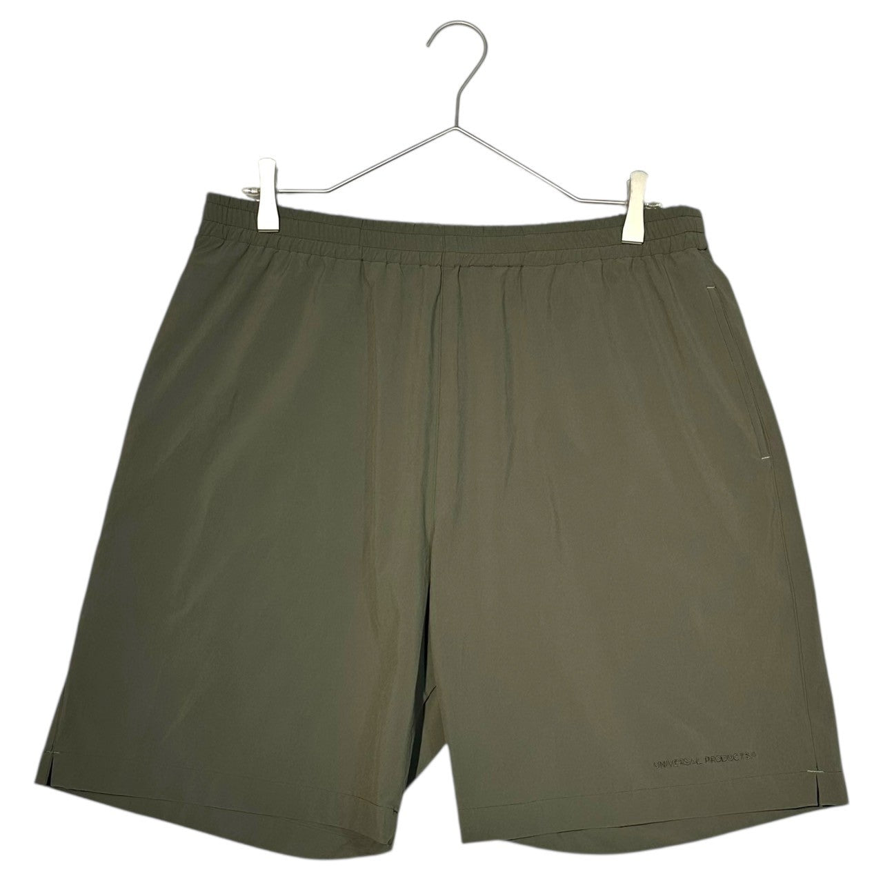 UNIVERSAL PRODUCTS(ユニバーサルプロダクツ) 24SS Baggy Shorts バギー ショーツ ハーフパンツ 241-60501 3(L程度) オリーブ 参考定価16,000円+税