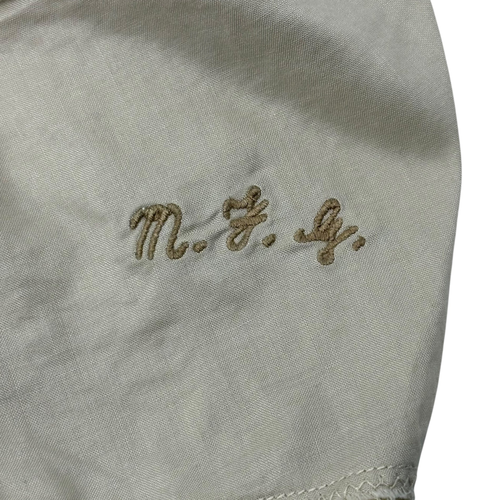 MARITHE FRANCOIS GIRBAUD(マリテフランソワジルボー) 00's Back Gathering Cotton Cut-out N/S Blouse バック ギャザー コットン カットオフ ノースリーブ ブラウス F5-5956 M ベージュ×イエロー Y2K シャツ