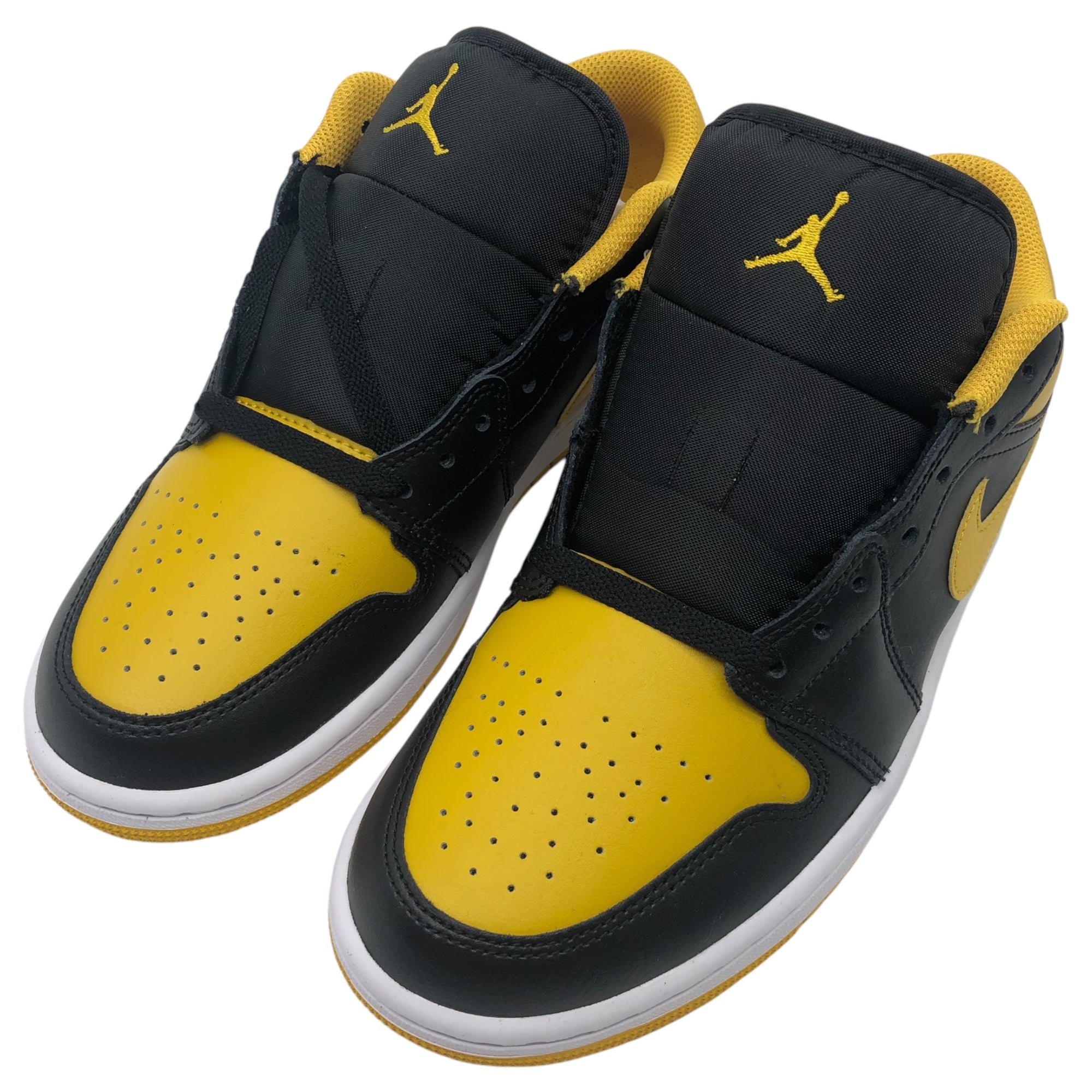 NIKE(ナイキ) AIR JORDAN 1 LOW エアジョーダン 1 ロー 553558-072 25.5cm イエローオークル×ブラック ローカット スニーカー