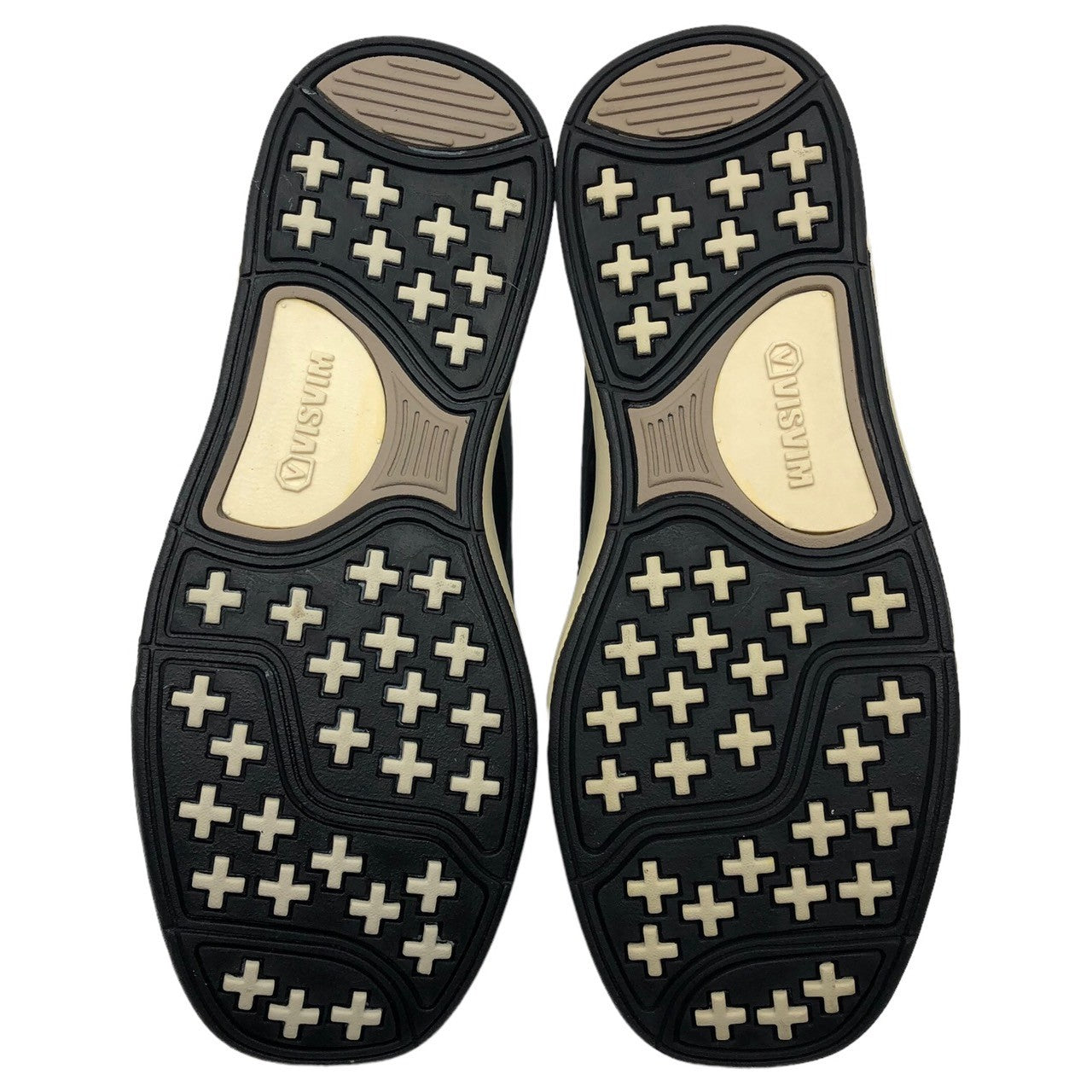 GOODENOUGH × VISVIM (グッドイナフ×ビズビム/ヴィズヴィム) POLKE ポルケ チャッカー スニーカー ヌバック 9 ブラック NUBUK 箱付