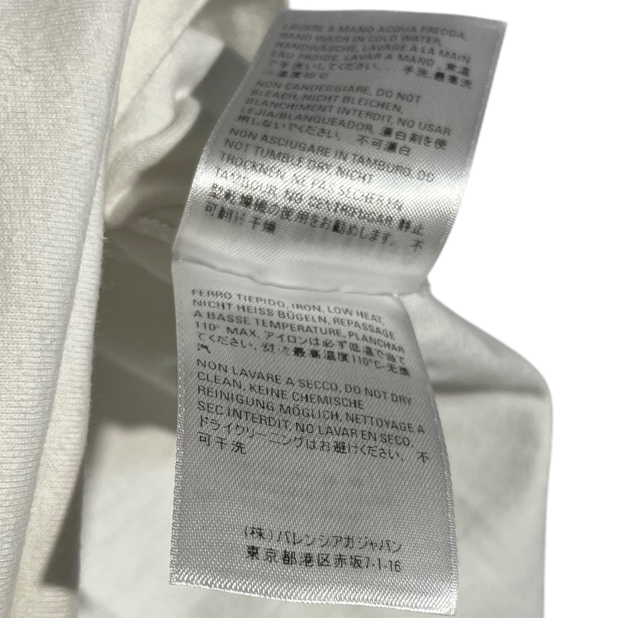 BALENCIAGA(バレンシアガ) 19AW BB Logo Print Tee ロゴ Tプリント シャツ 578139 TEV48 M ホワイト