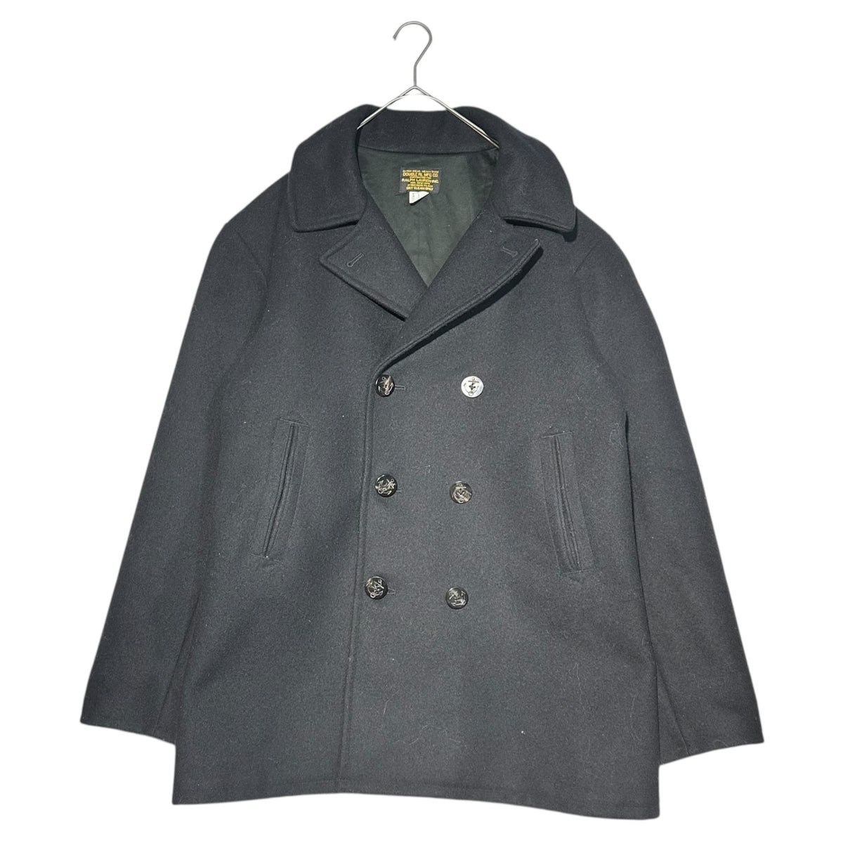 RRL(ダブルアールエル) Inside Eagle Embroidery Melton Peacoat 内側 