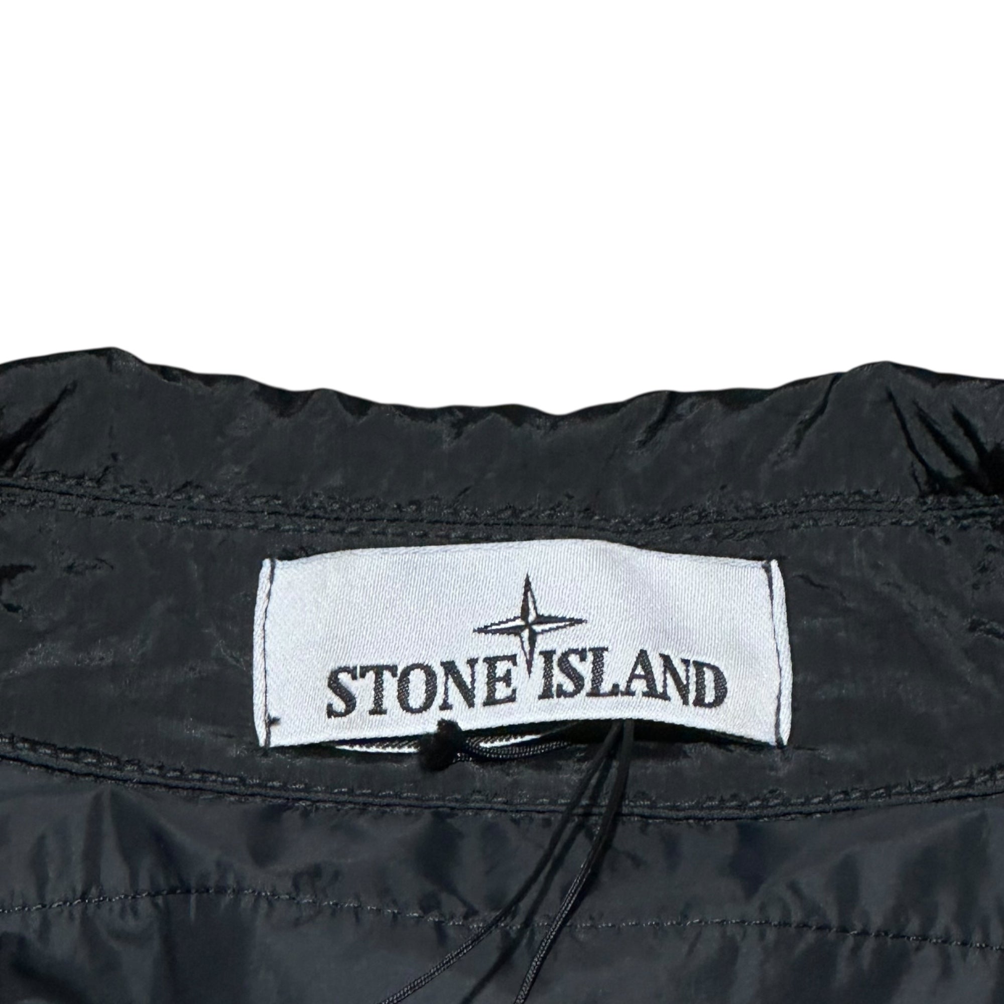 STONE ISLAND(ストーンアイランド) 22AW NYLON METAL IN ECONYL REGENERATED NYLON WITH PRIMALOFT TC ナイロン メタル ジップアップ ジャケット 7715Q0519 L ブラック ブルゾン