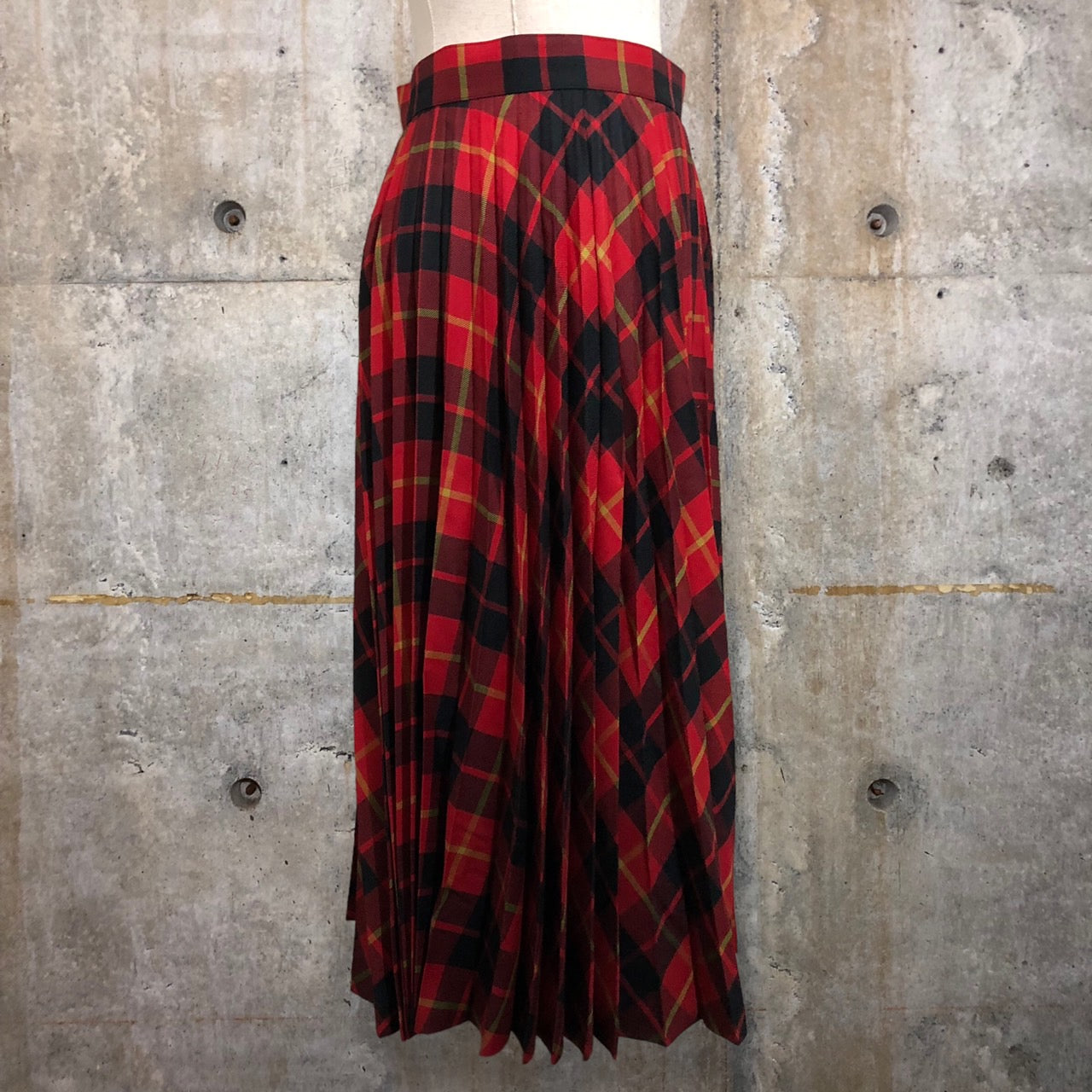 COMME des GARCONS JUNYA WATANABE(コムデギャルソンジュンヤワタナベ) 17AWチェックプリーツスカートパンツ JT-P045 SIZE S レッド×ブラック AD2017