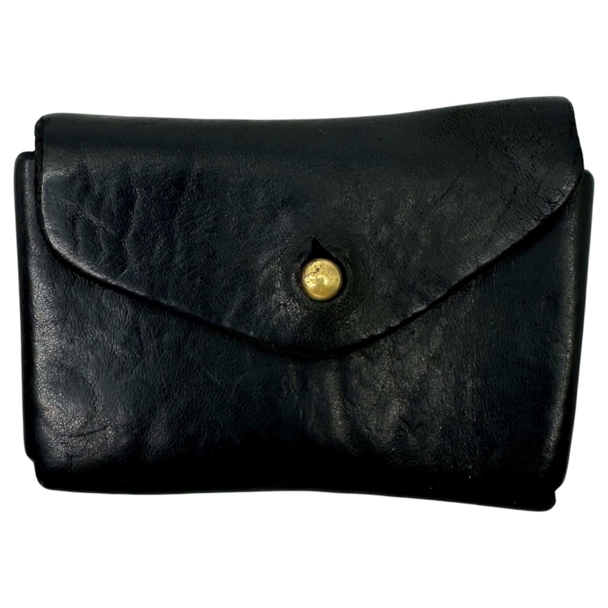 GUIDI(グイディ) Leather card case レザー カードケース ブラック コインケース 財布
