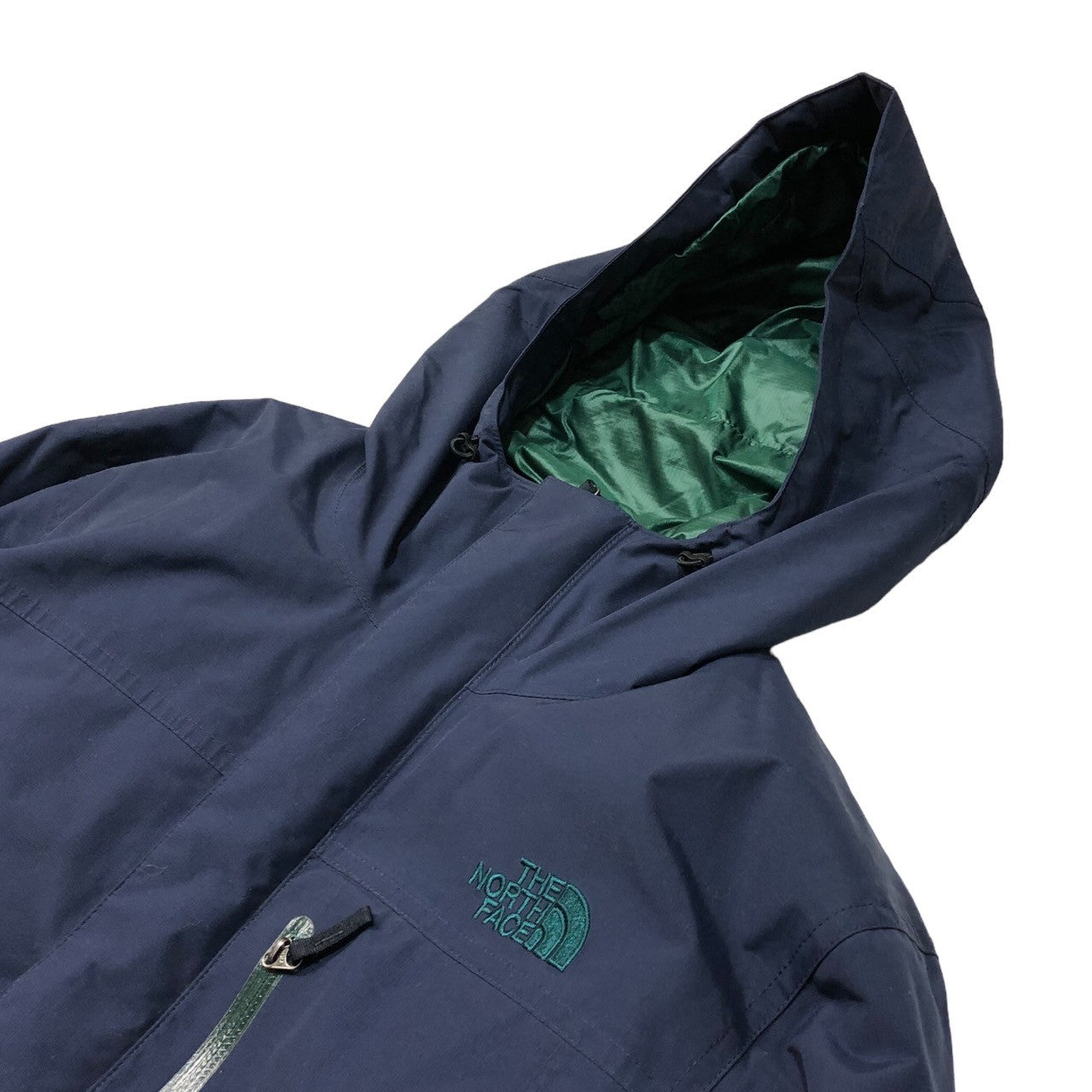 THE NORTH FACE(ノースフェイス) Zeus Triclimate Jacket ゼウストリクライメートジャケット 3way ダウン ライナー マウンテンパーカー ジャケット NP61833 S ネイビー×グリーン
