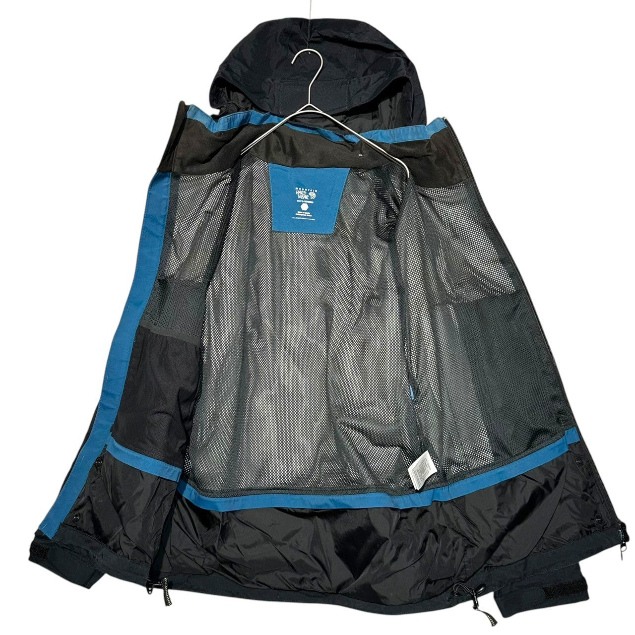 MOUNTAIN HARD WEAR(マウンテンハードウェア) commitment jacket コミットメント ジャケット OE7235 S ブラック×ブルー マウンテンパーカー アウトドア 登山 参考定価41,250円