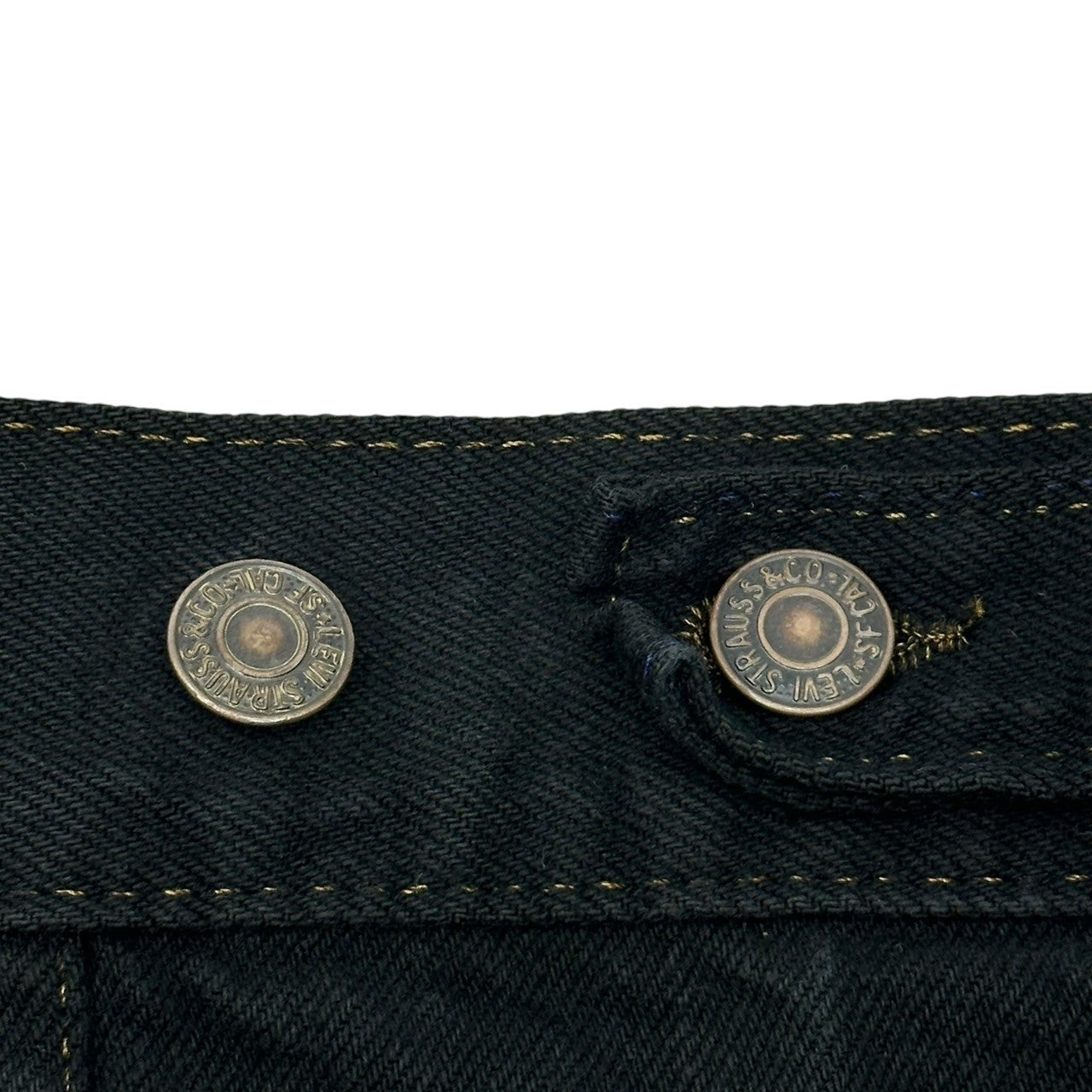 Levi's(リーバイス) 90's 71506 USA made Post-dyed black denim trucker jacket 後染め ブラック デニム トラッカー ジャケット 71506-0216 46L ブラック 90年代 USA製 裏527