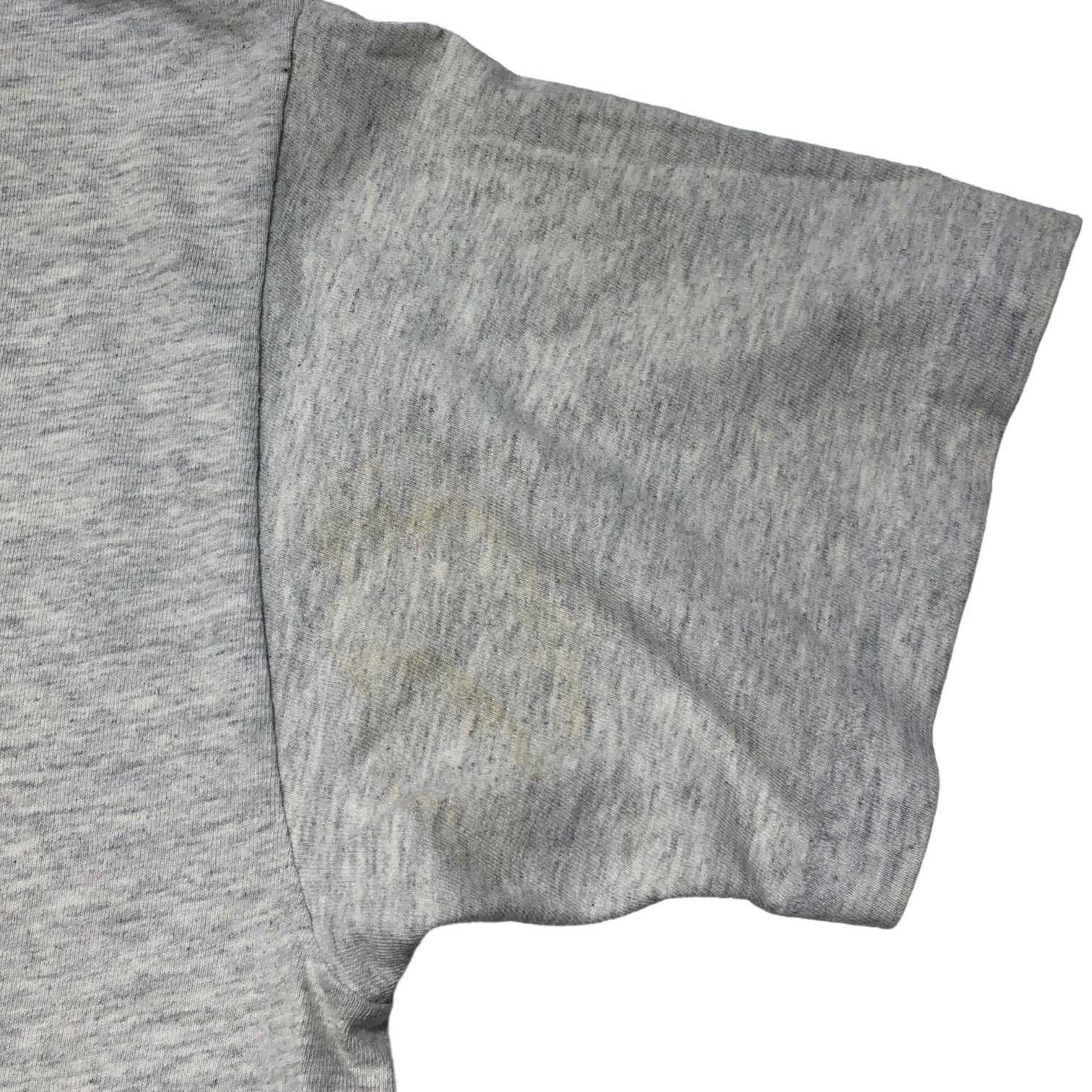 Champion(チャンピオン) 90's "OREGON STATE FOOTBALL" college print t-shirt 三段プリント ヴィンテージ Tシャツ カレッジ オレゴン L ライトグレー 90年代 USA製