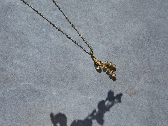 m.soeur(エムスール) スズランのネックレス* 1031 GD