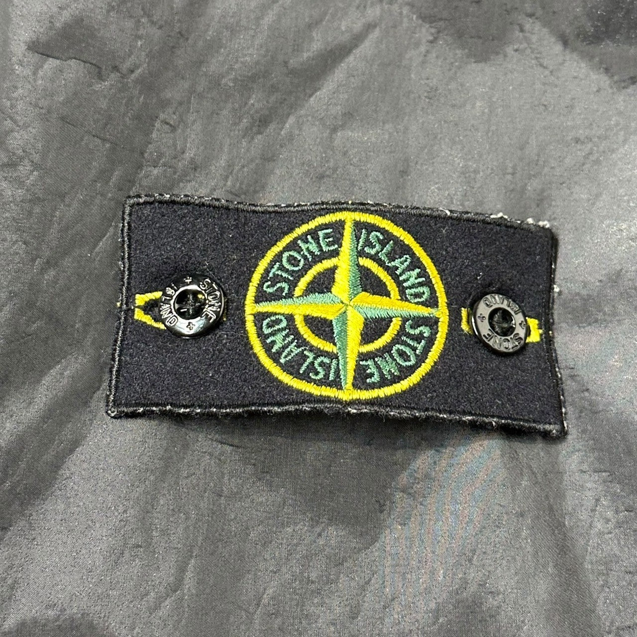 STONE ISLAND(ストーンアイランド) 07AW Nylon Metal Hooded Jacket ナイロン メタル フーディ ジャケット 4715M448 S ブラック 00's アーカイブ マウンテンパーカー