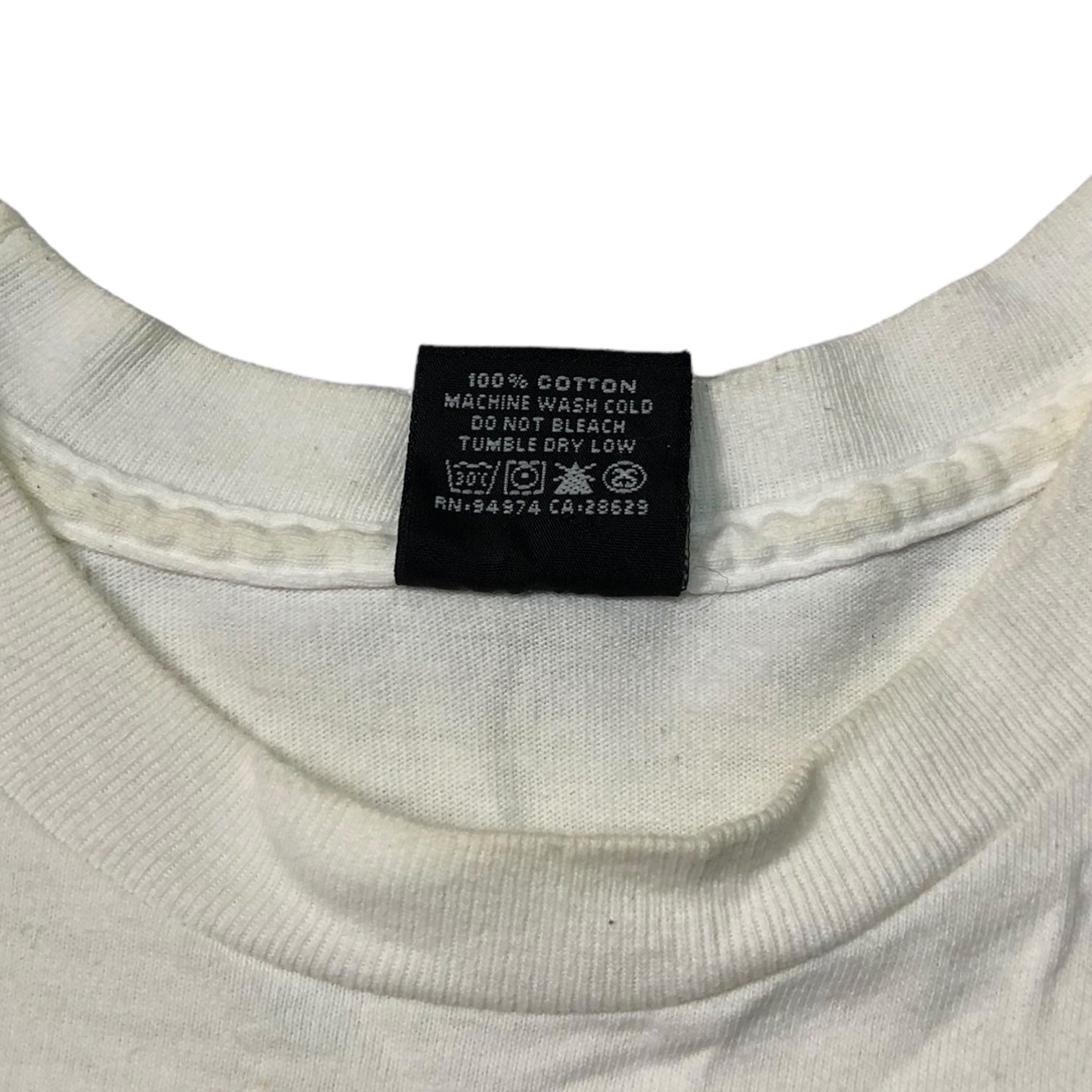 STUSSY(ステューシー) 00's crown skull Tシャツ 王冠 スカル SIZE M ホワイト×ブラック OLD STUSSY