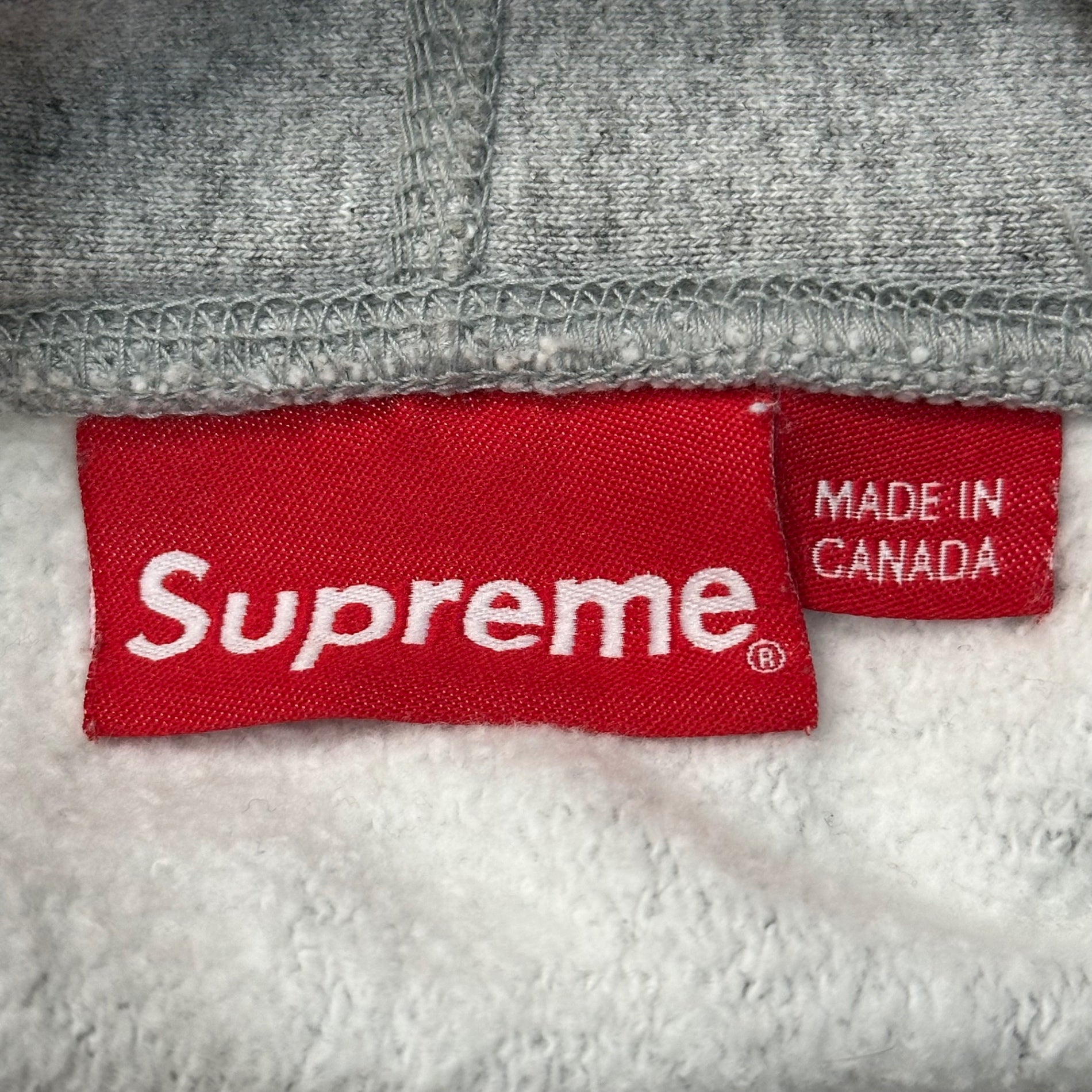 SUPREME(シュプリーム) 20FW Cross Box Logo Hooded Sweatshirt クロス ボックス ロゴ フーデッド スウェット M グレー×レッド 20AW