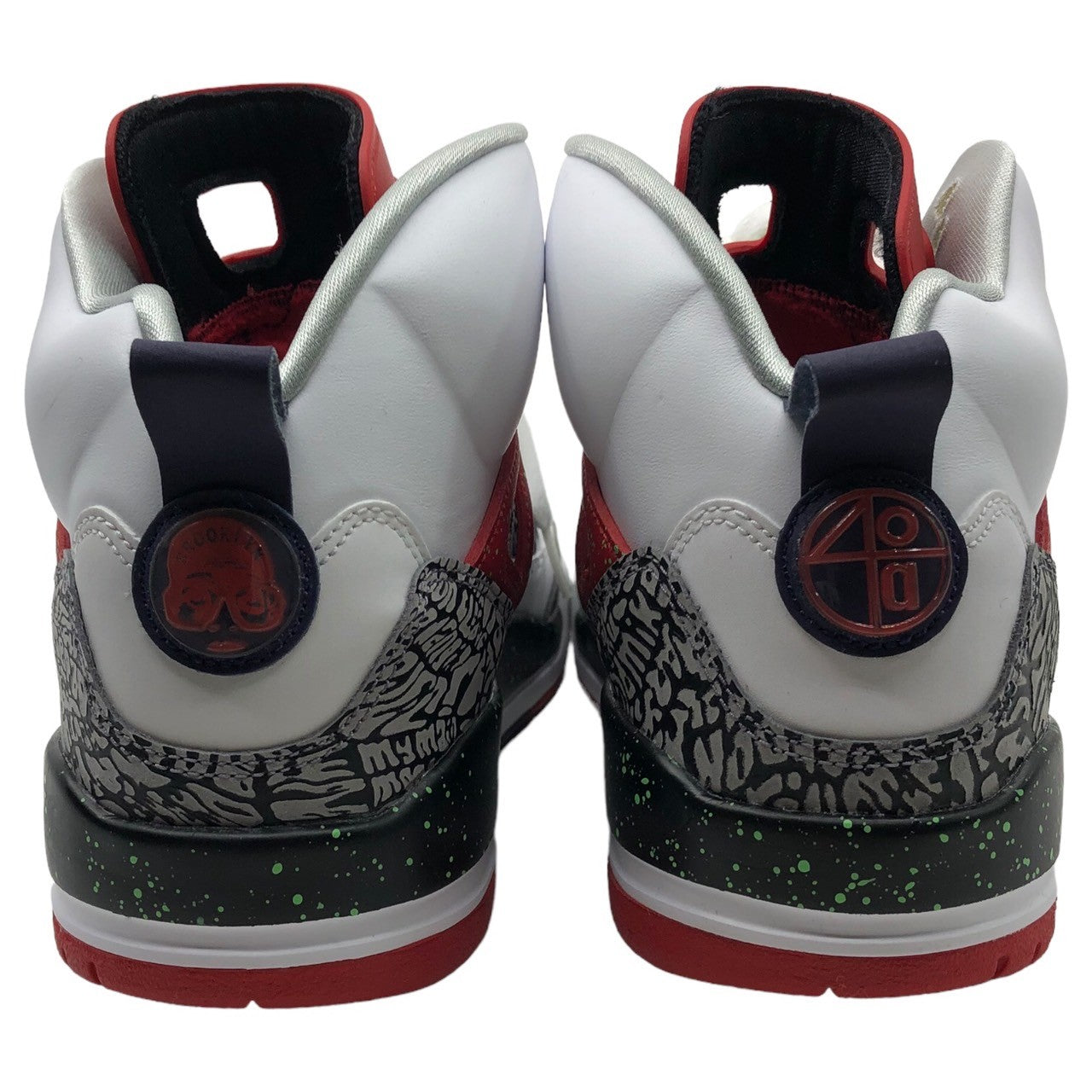 NIKE(ナイキ) JORDAN SPIZIKE POISION GREEN ジョーダン スパイジーク 315371-132 26.5cm ホワイト×レッド セメント