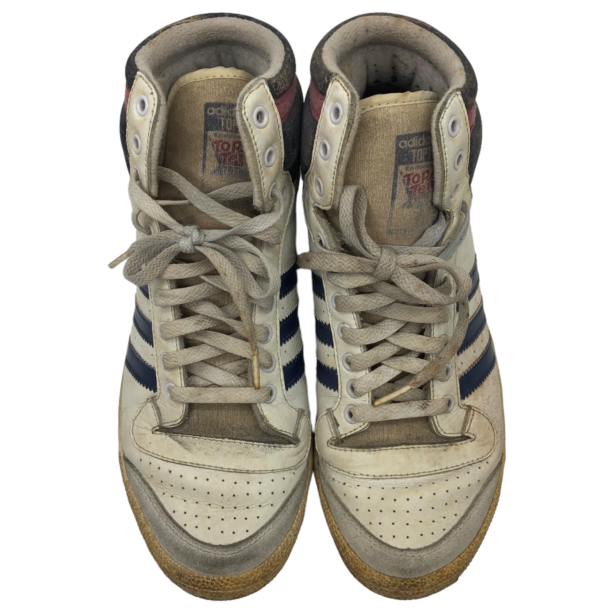 adidas(アディダス) 80~90's TOP TEN MID トップテン SIZE 27.0 ホワイト×ネイビー