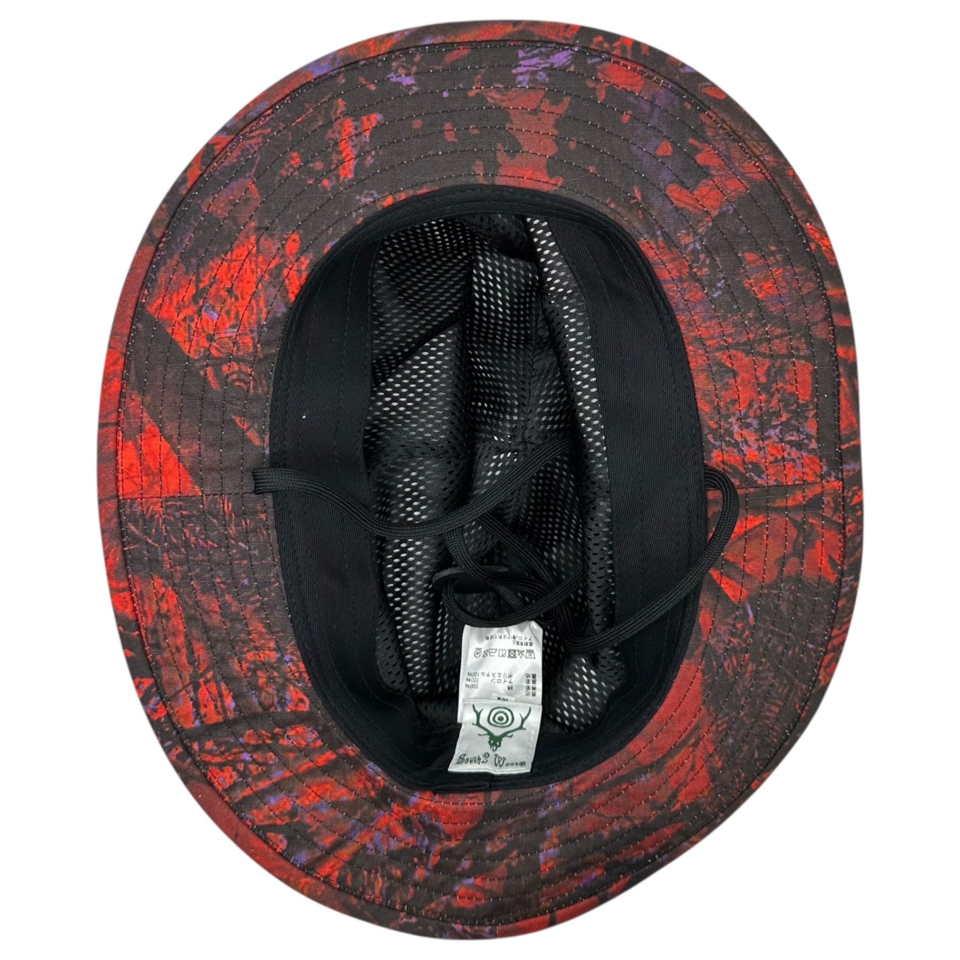 South2 West8 S2W8(サウス2ウエスト8) Jungle Hat - Cotton Ripstop / 3Layer - S2W8 Camo ジャングル ハット MR670 M レッド サファリ バケット 帽子 カモフラ