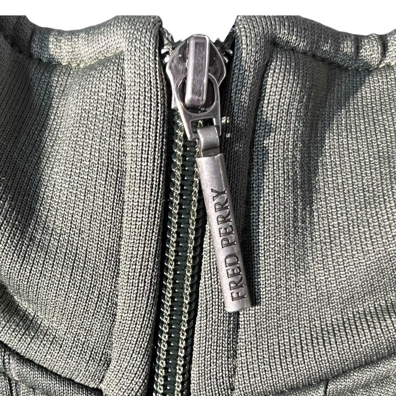 FRED PERRY(フレッドペリー) Striped stitch track jacket ストライプ ステッチ トラック ジャケット J1378 L オリーブ