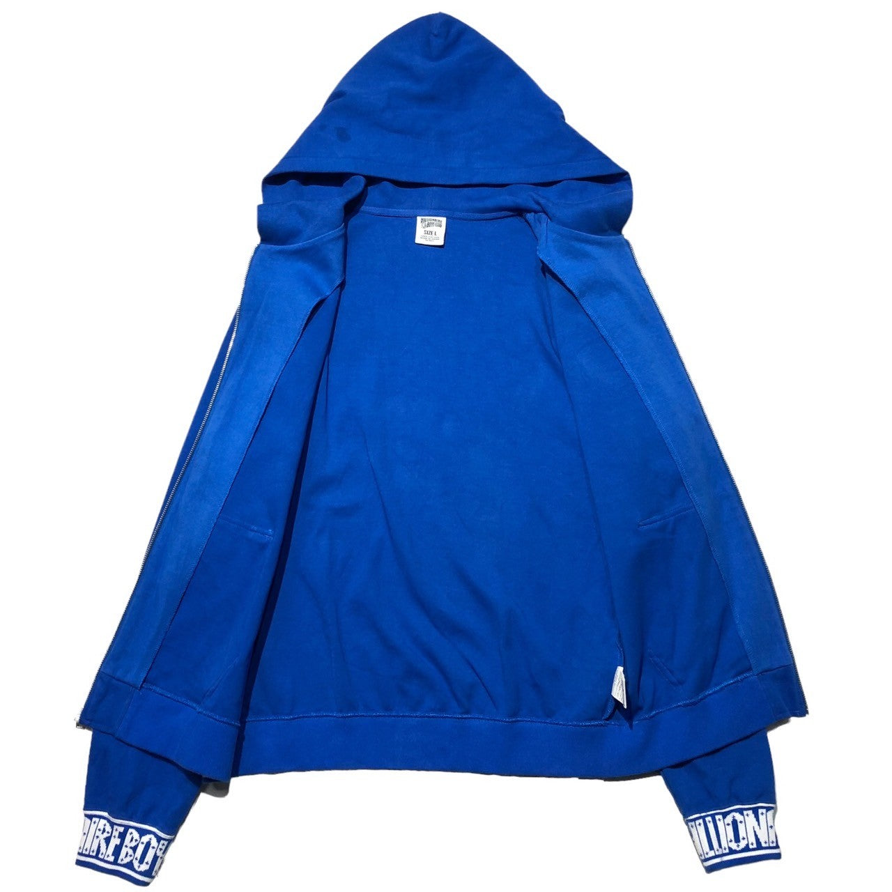 BILLIONAIRE BOYS CLUB(ビリオネアボーイズクラブ) Zip Hoodie in Nautical Blue ジップ フーディ パーカー 891-8302 L ブルー