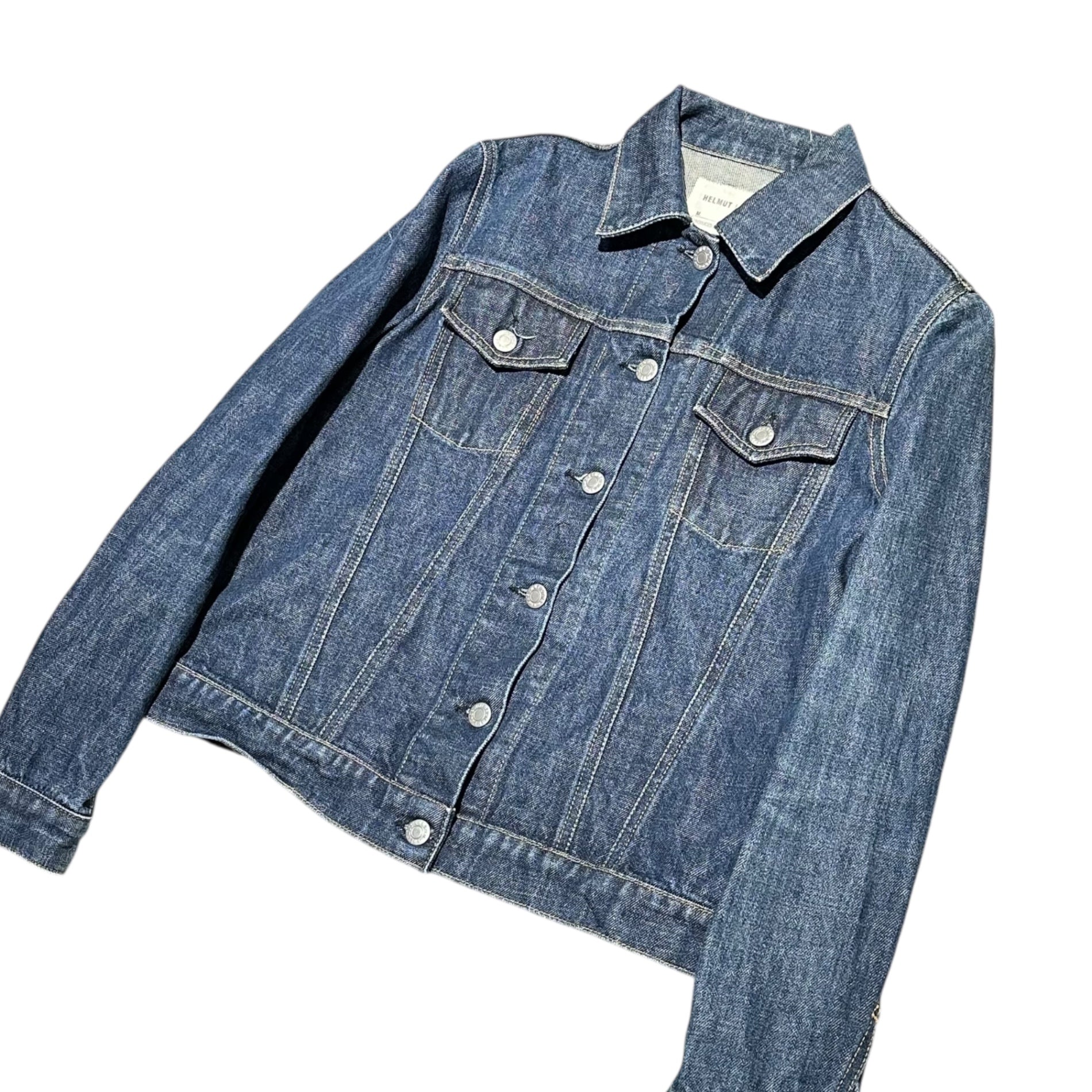 HELMUT LANG(ヘルムートラング) 1999 TYPE 3 DENIM TRACKER JACKET 本人期 デニム トラッカー ジャケット 38 インディゴ 90's 90年代 アーカイブ