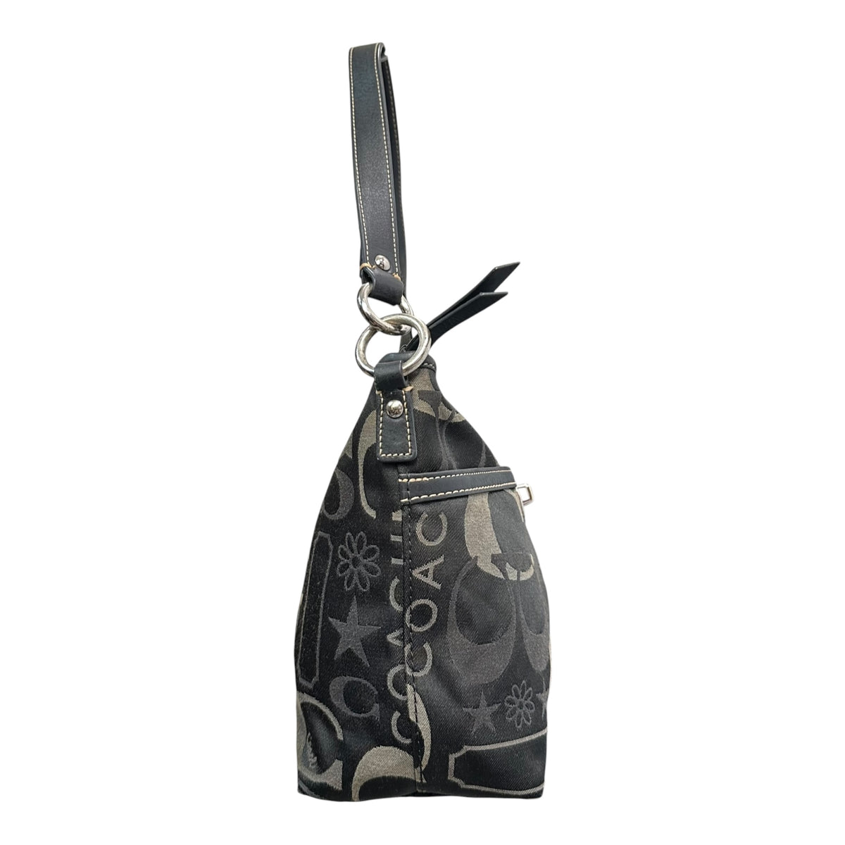 OLD COACH(オールドコーチ) Leather sling bag レザー ワンショルダー バッグ 9407 ブラック