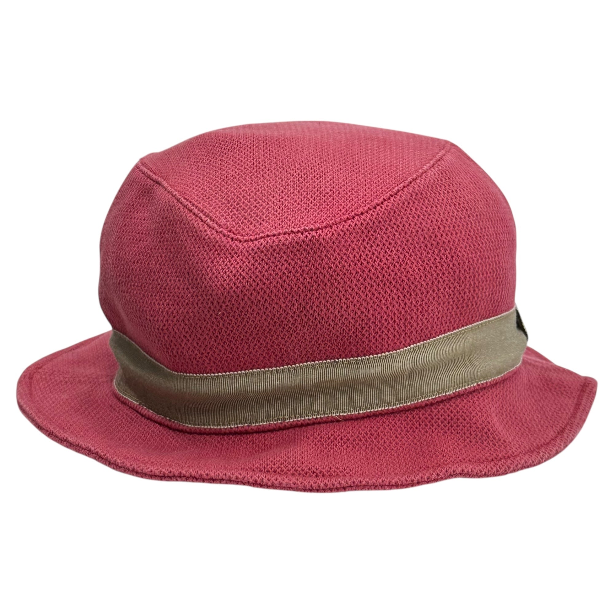 ISSEY MIYAKE MEN(イッセイミヤケメン) 12SS Knit Bucket Hat ニット バケット ハット ME21AA004 ピンク 帽子