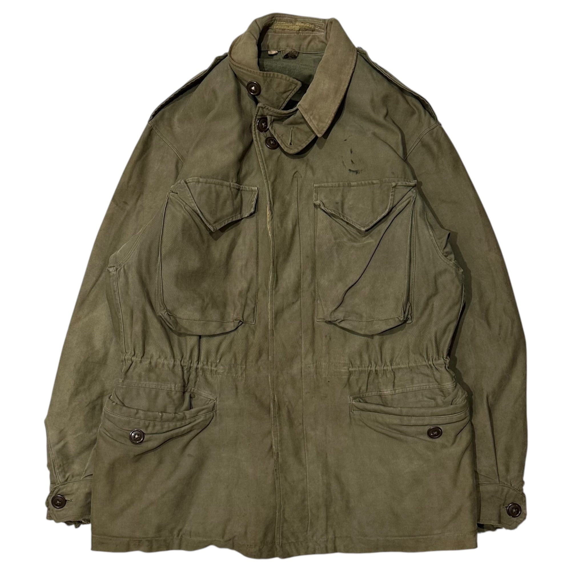 US ARMY(アメリカ軍) M-1943 Field Jacket フィールド ジャケット 38R(ML程度) オリーブ 40's 40年代 M43 ミリタリー 370-E ヴィンテージ