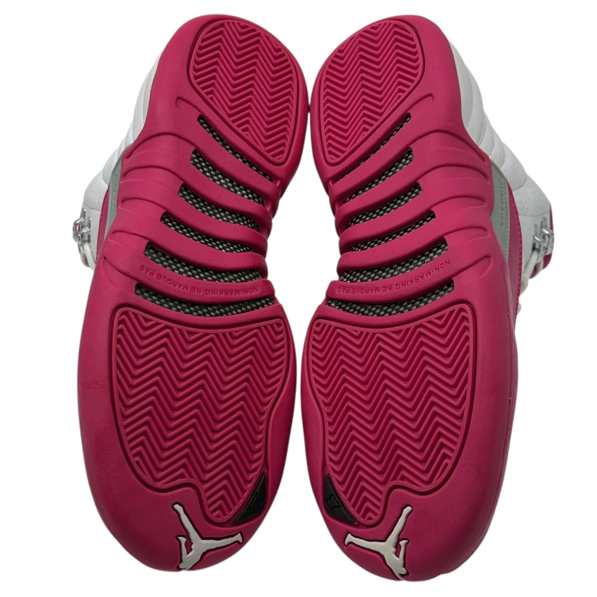 NIKE(ナイキ) GS Air Jordan 12 Retro "Dynamic Pink" エアジョーダン12 レトロ ダイナミックピンク ハイカット スニーカー 510815-109 24.0cm ホワイト×ピンク