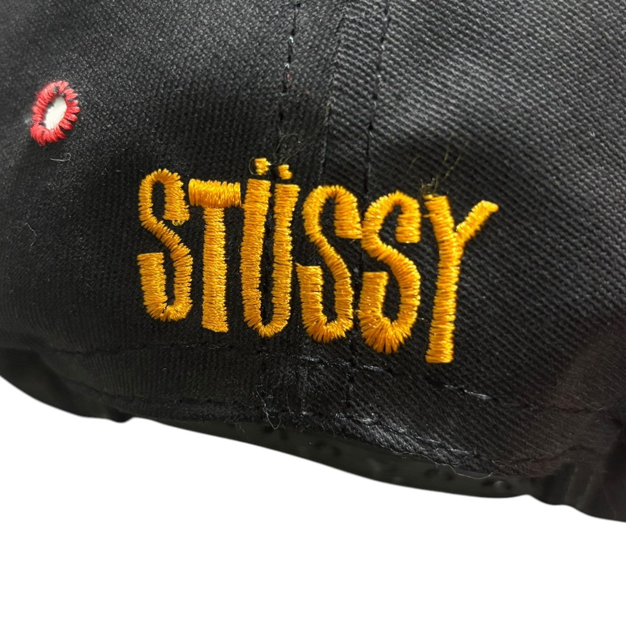 STUSSY(ステューシー) 80's Crown S Logo Embroidery Snapback Cap クラウン S ロゴ 刺繍 スナップバック キャップ ブラック 80年代 ヴィンテージ USA製